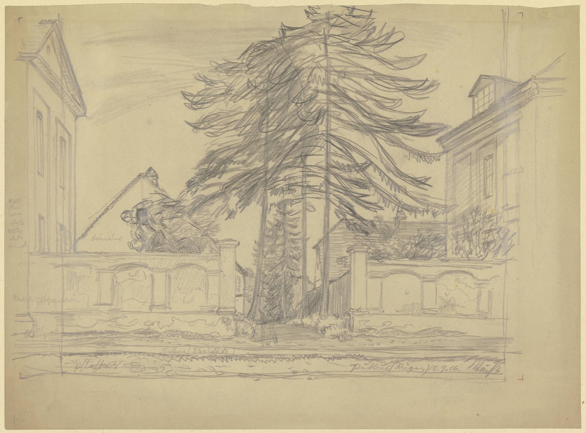 Putbus on Rügen by Emil Rudolf Weiß