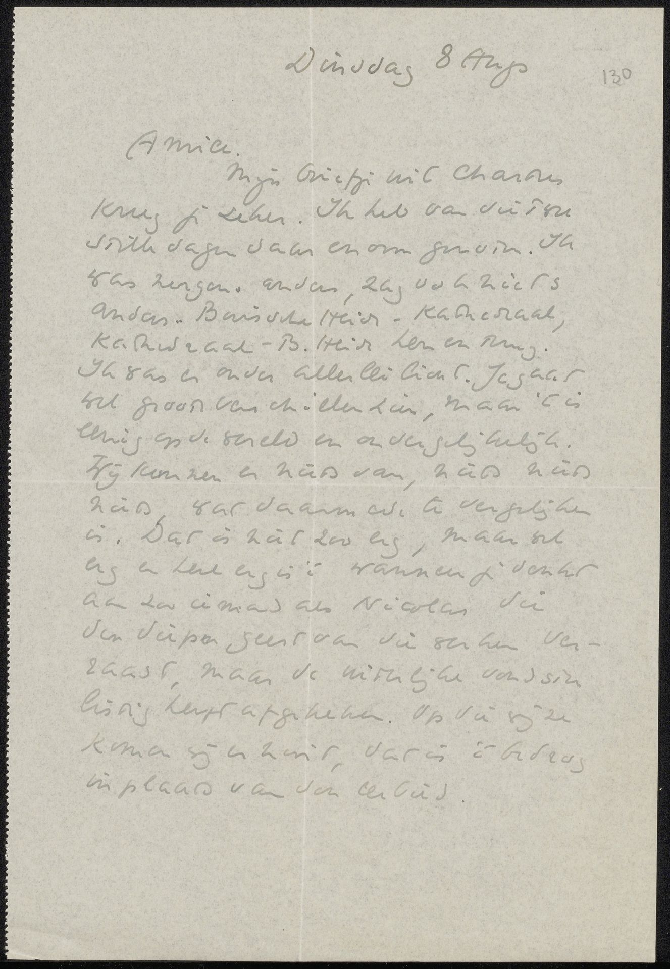 Brief aan Willem Bogtman by Richard Nicolaüs Roland Holst
