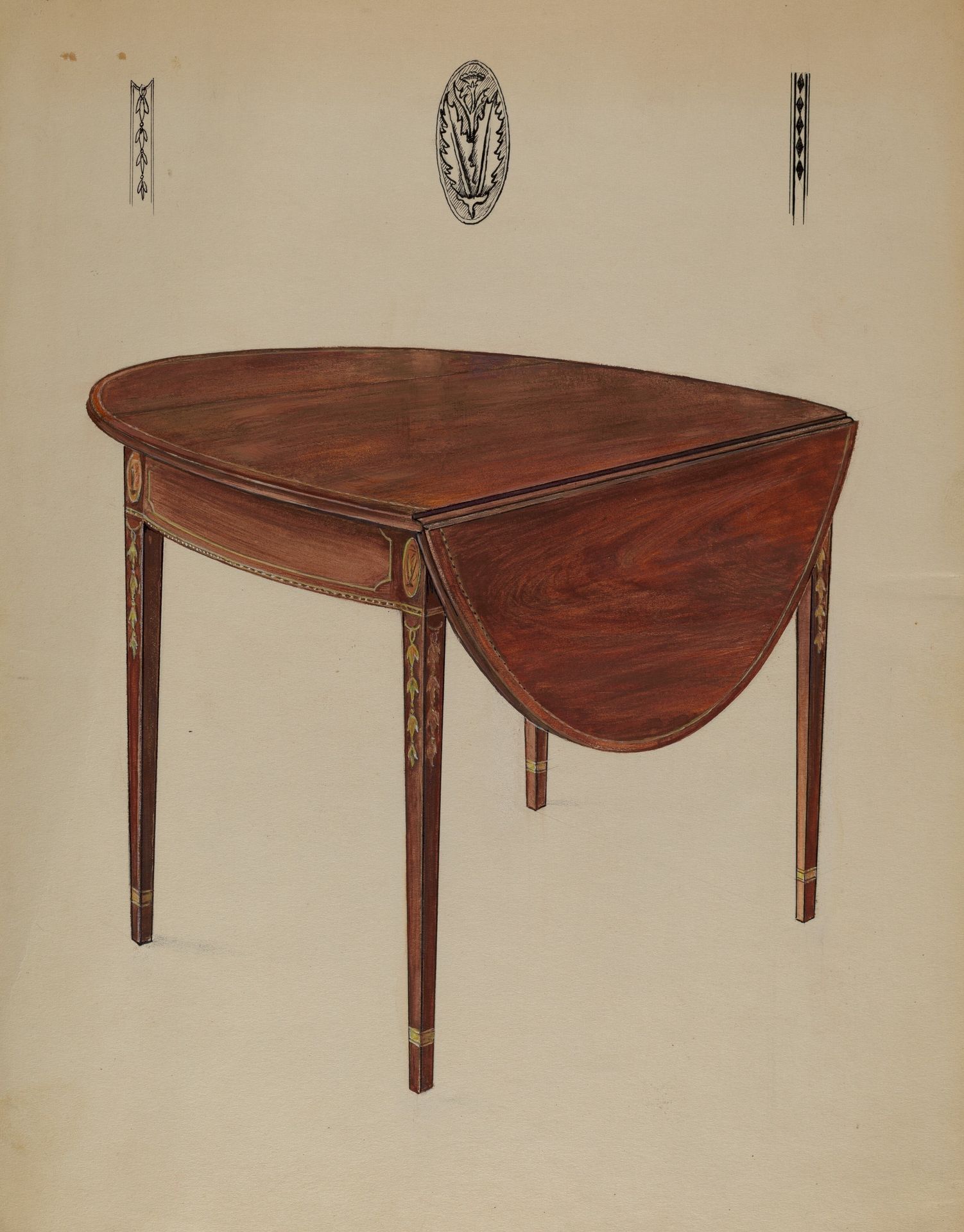 Pembroke Table (Drop Leaf) by Bernard Gussow