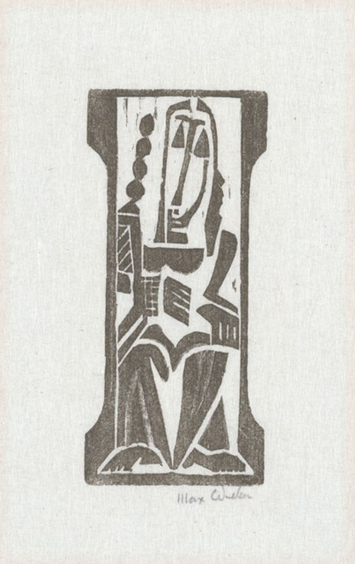 Seated Figure by Max Weber