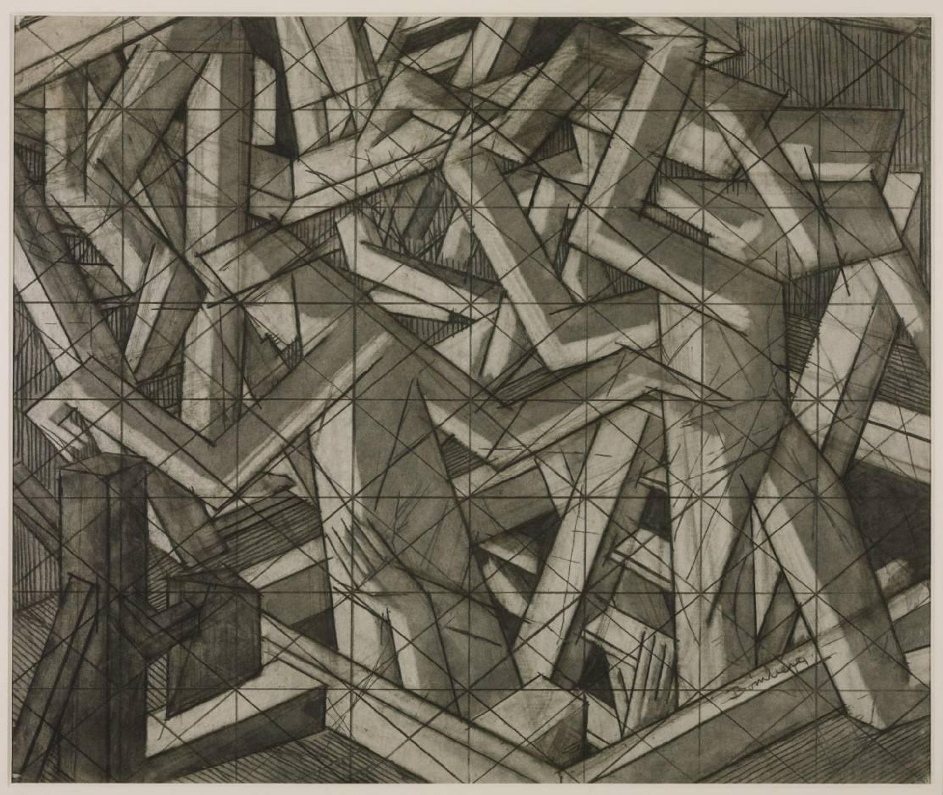 Study for ‘In the Hold’ by David Bomberg