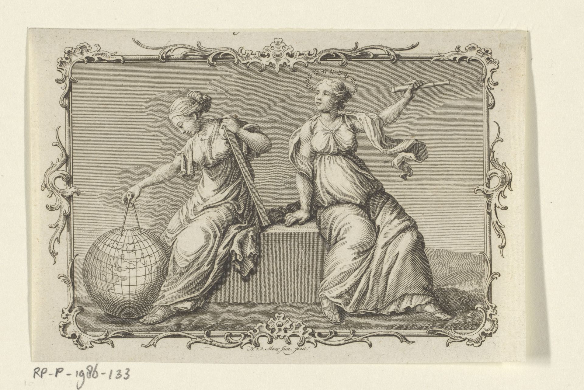 Meetkunde en Astronomie by Noach van der (II) Meer