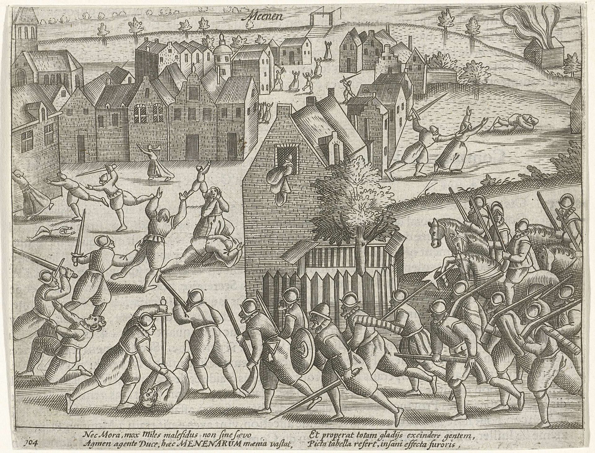 Menen veroverd door de Malcontenten, 1578 by Anonymous