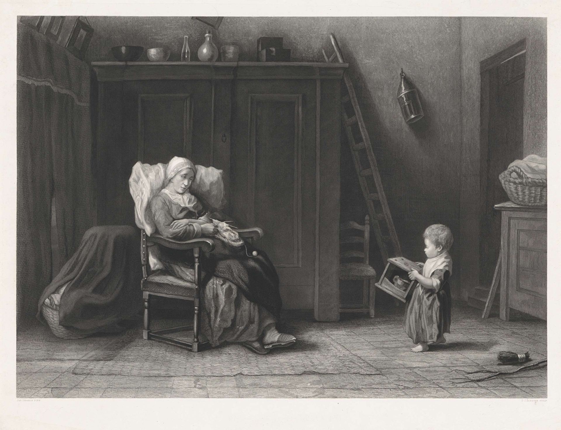 Moeders hulp by Dirk Jurriaan Sluyter
