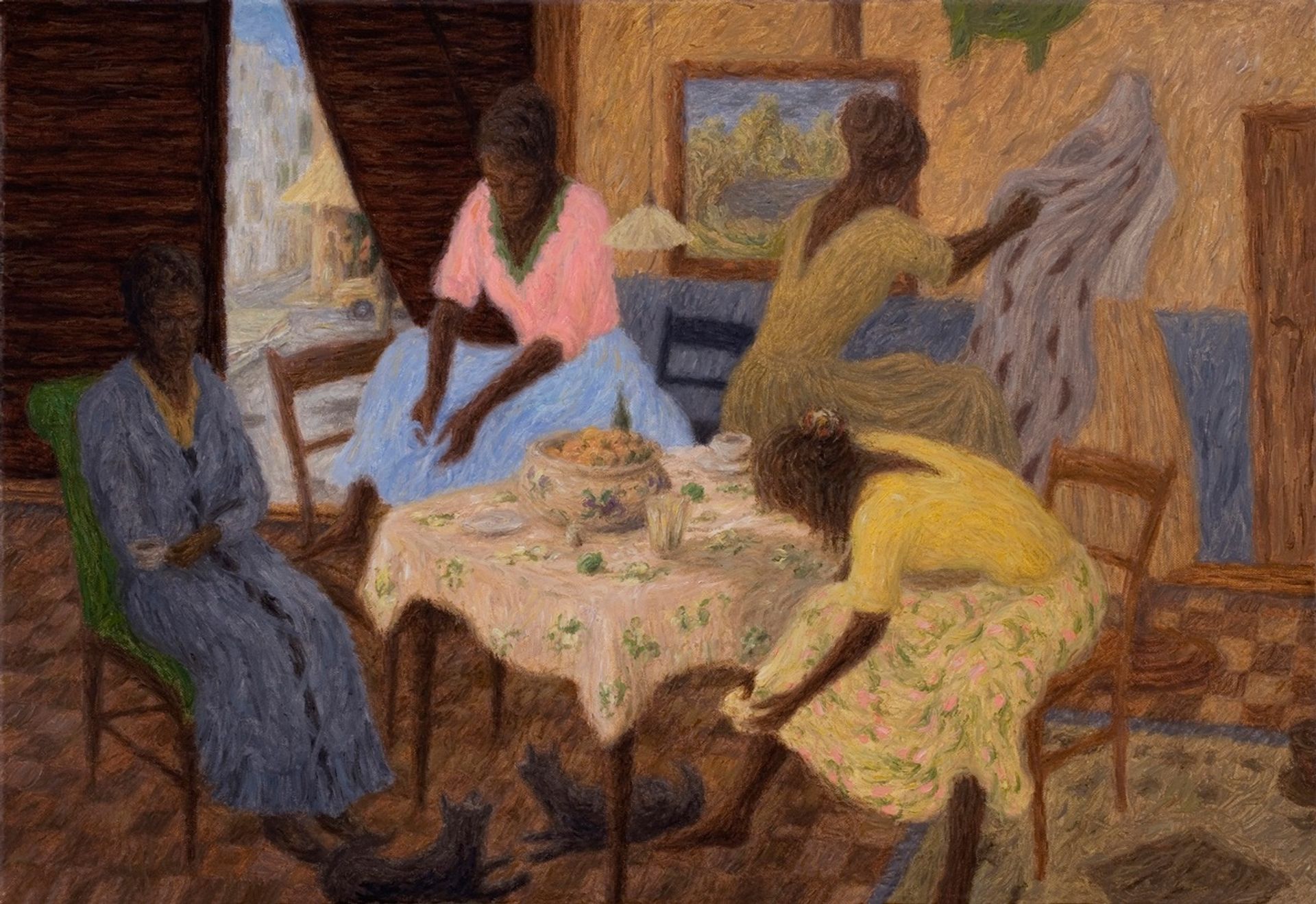 Three Sisters and Grandmother by Iwo Zaniewski