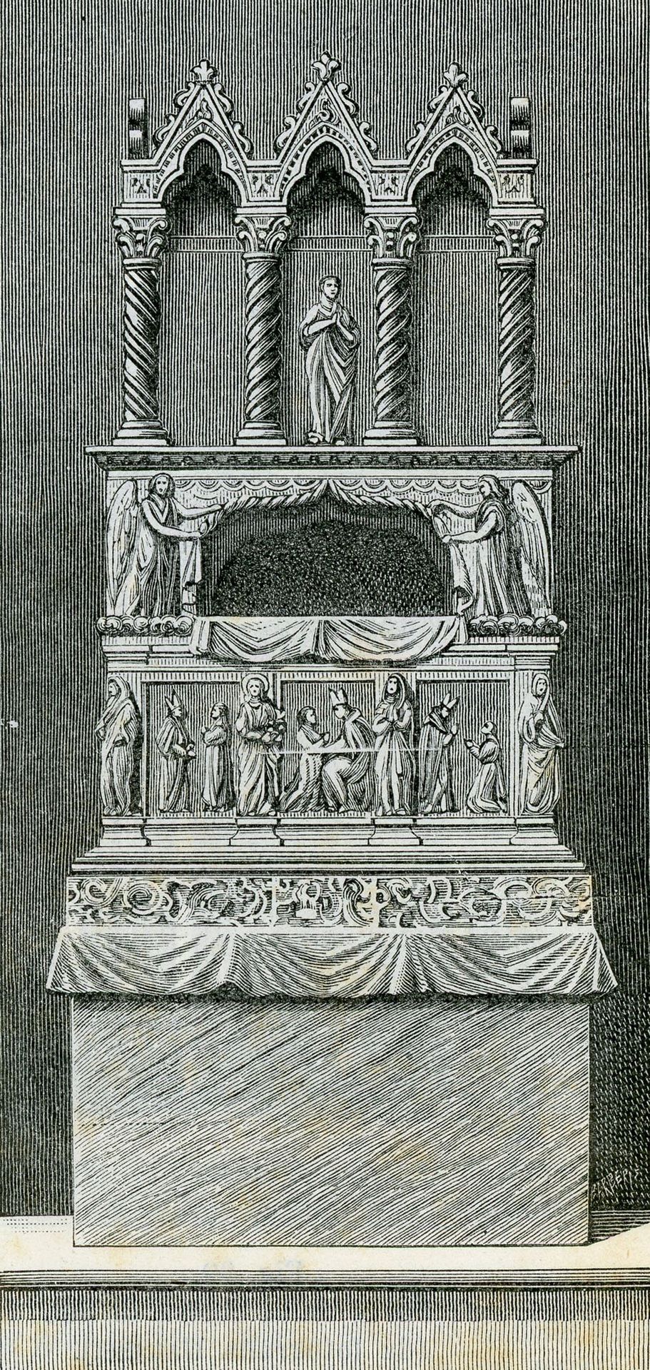 Mausoleo Di S. Ansovino Nella Cattedrale by Giuseppe Barberis