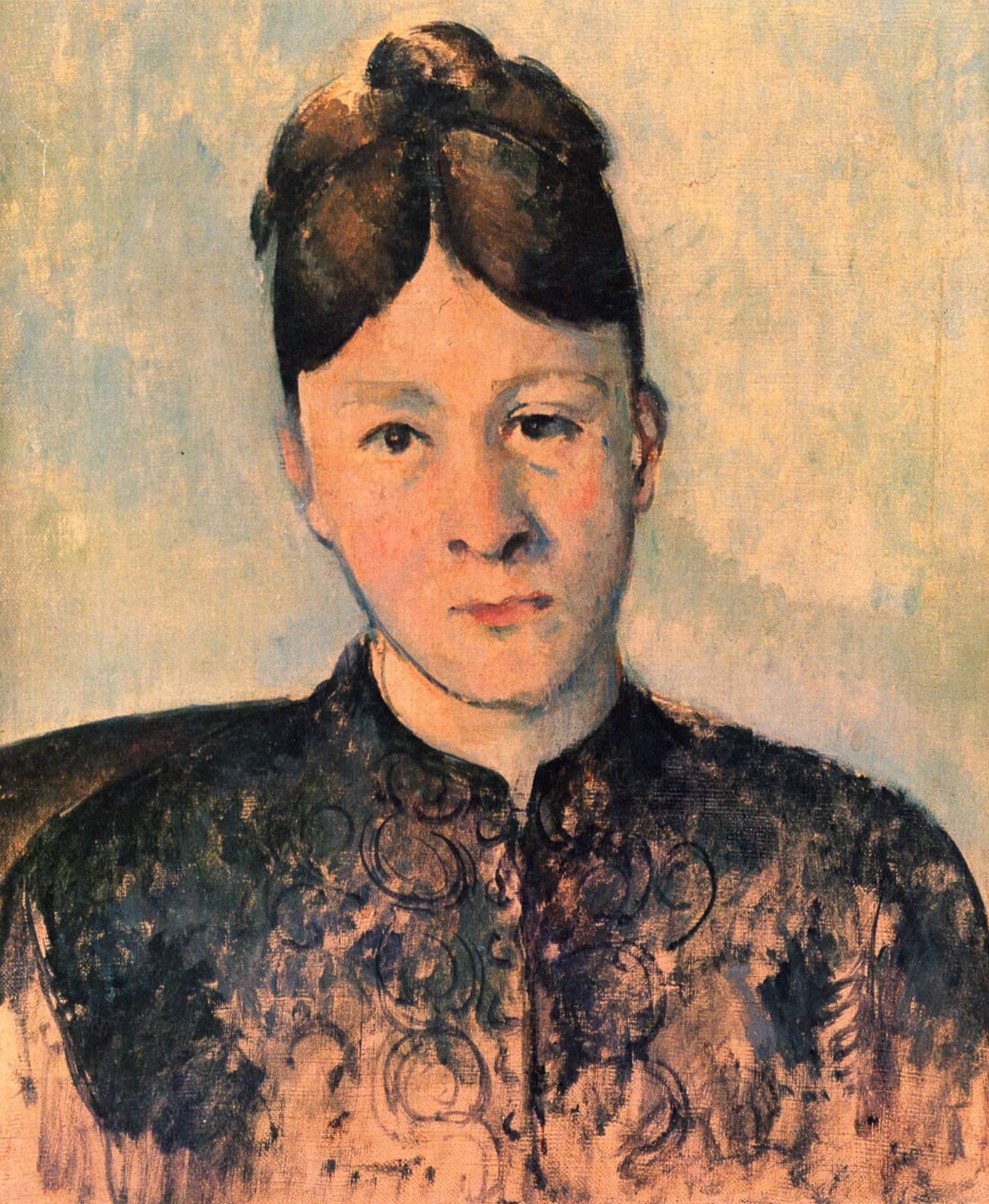 Portrait of Madame Cezanne by Paul Cézanne