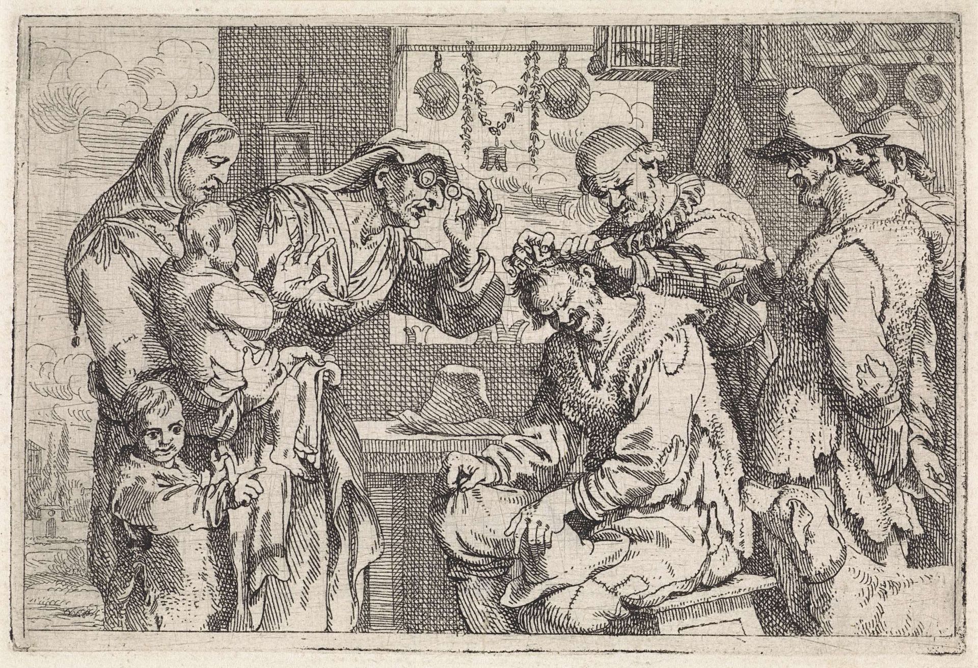 De dorpschirurgijn by Jan Baptist de Wael