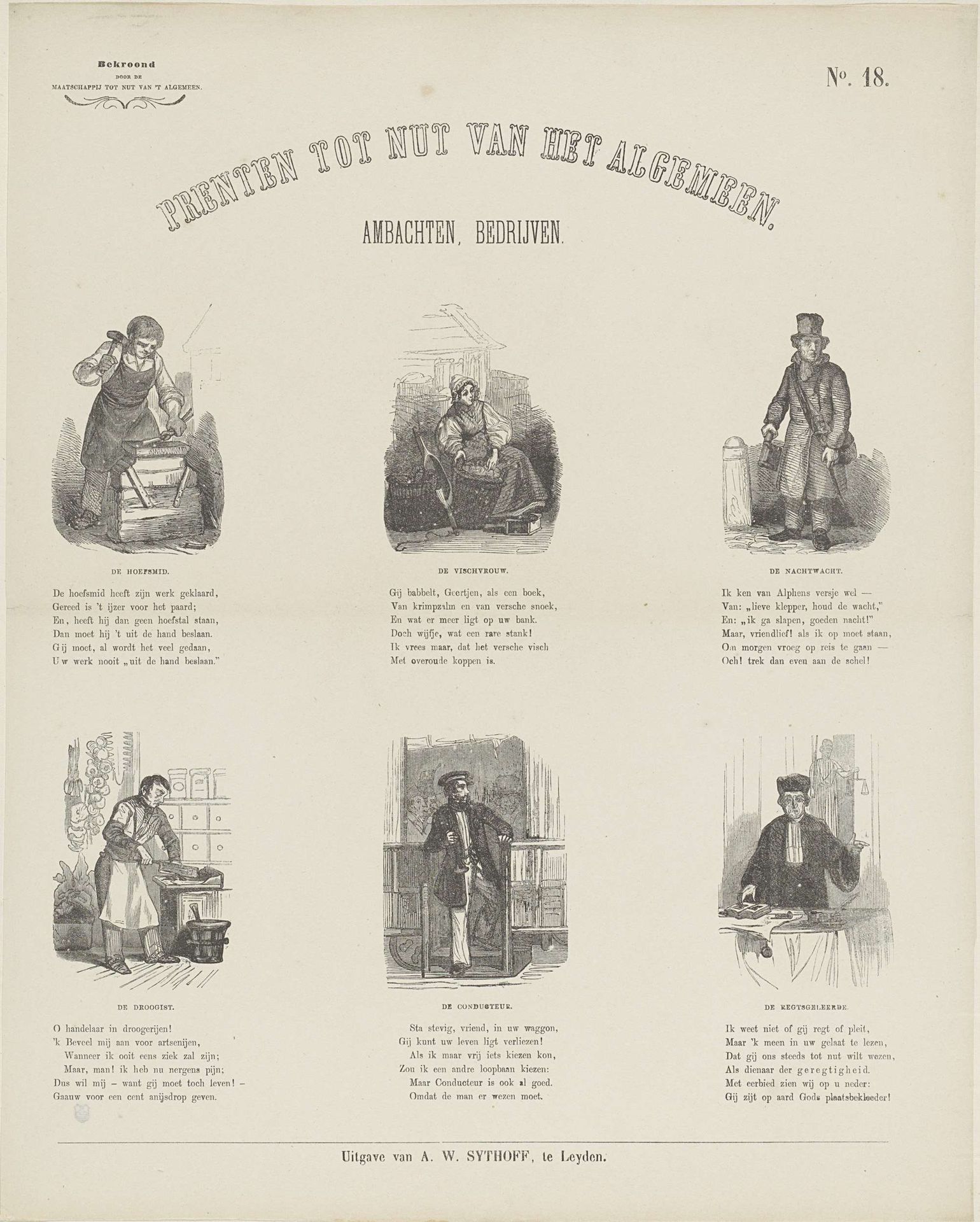 Ambachten, bedrijven by Albertus Willem Sijthoff