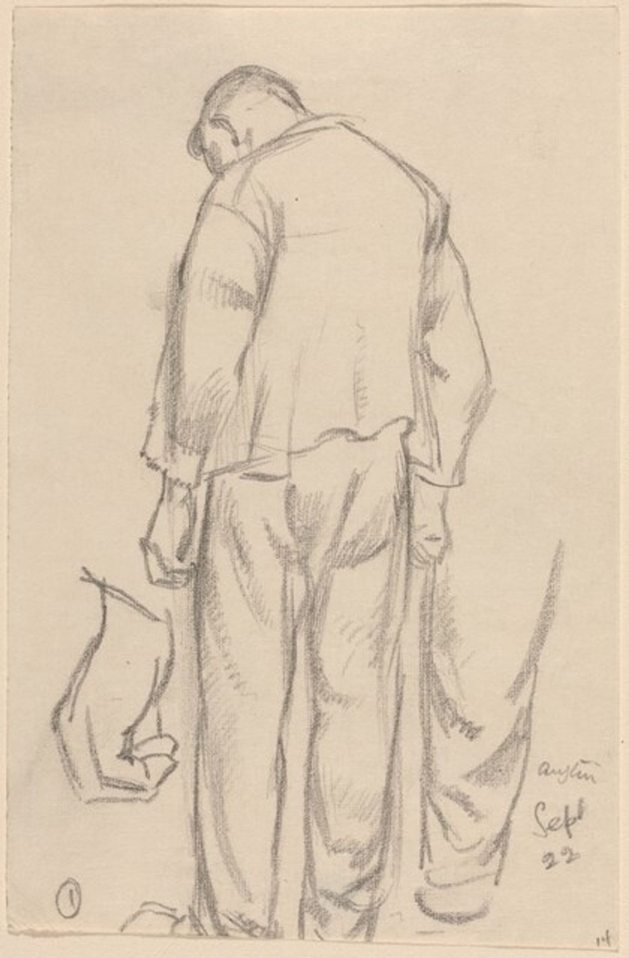 Study for "The Angelus" by Robert Austin