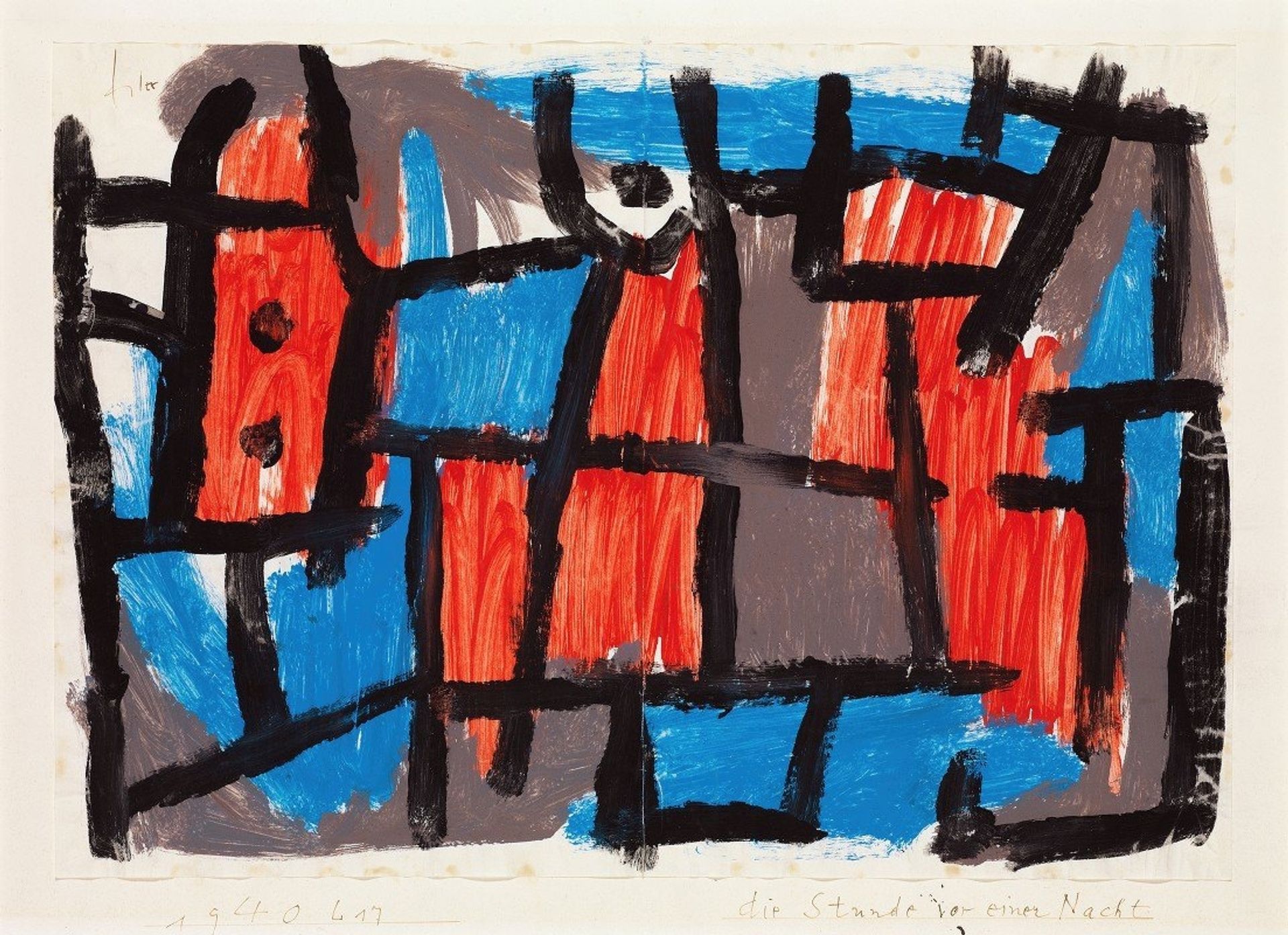 The Hour Before One Night by Paul Klee