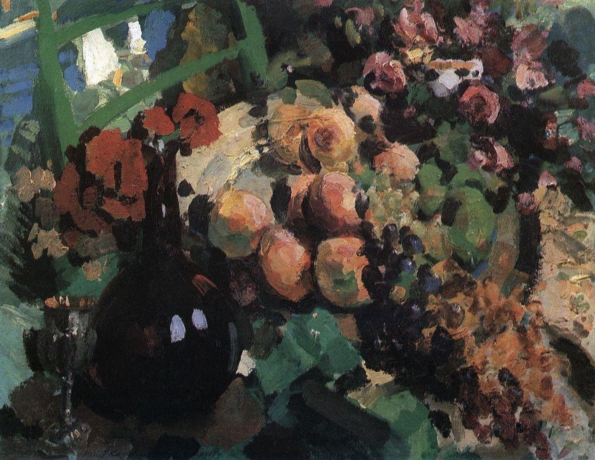Still life by Konstantin Alexeevich Korovin