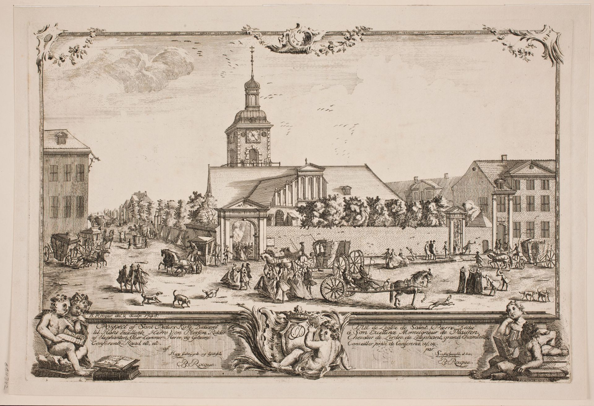 Sankt Peders kirke, København by Bartholomæus Roque