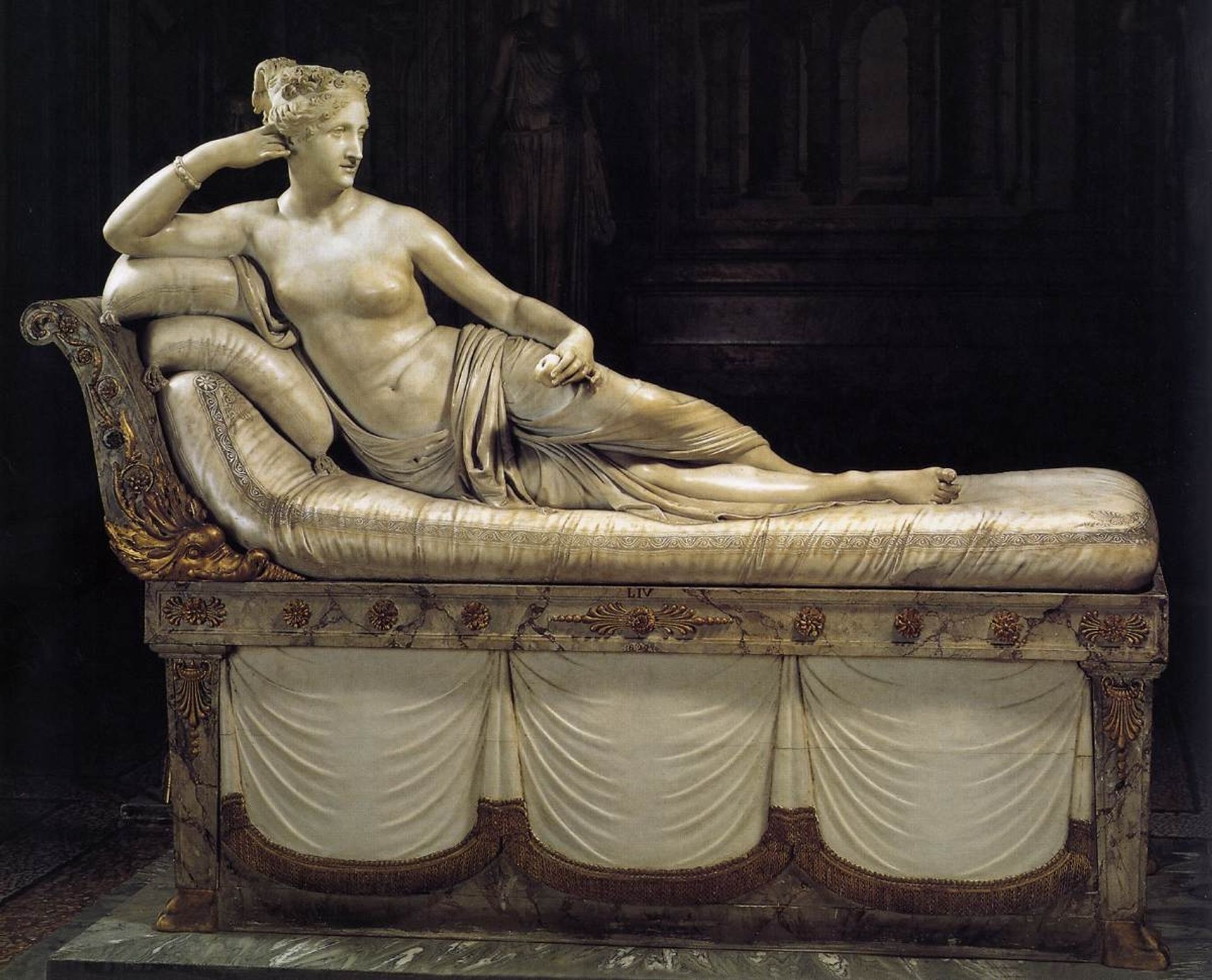 Paolina Borghese as Venus Victrix by Antonio Canova