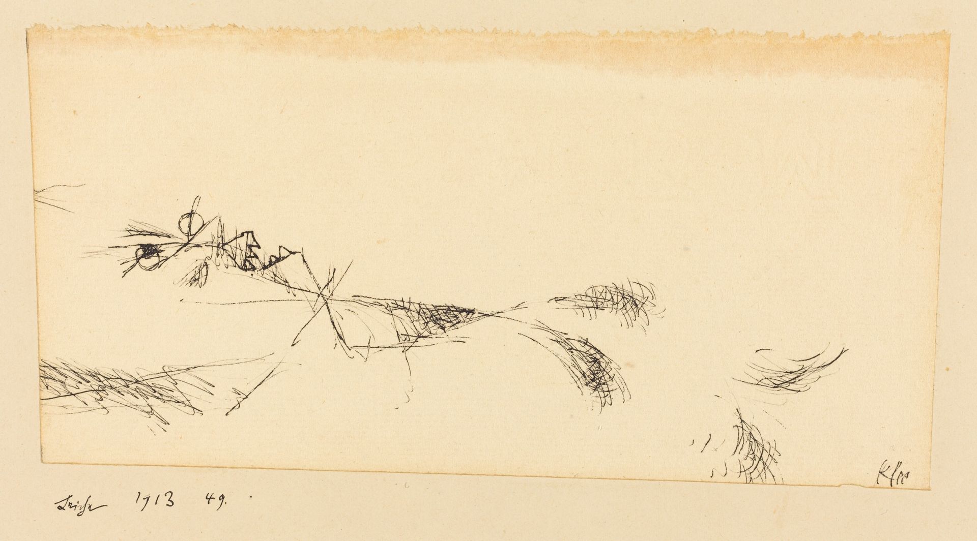 Leiche (Corpse) by Paul Klee