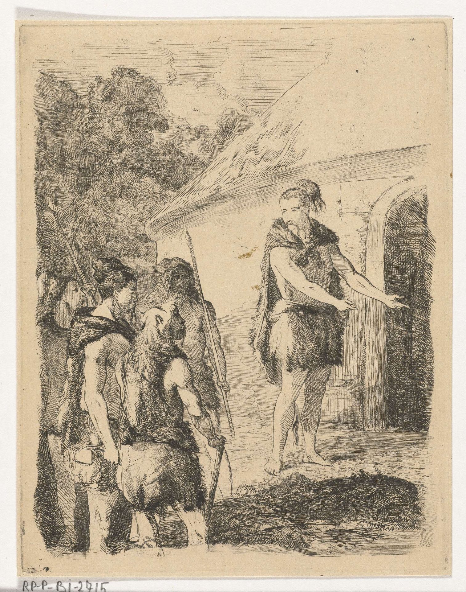 Kaibar gastvrij ontvangen door Borgar by Karel Frederik Bombled