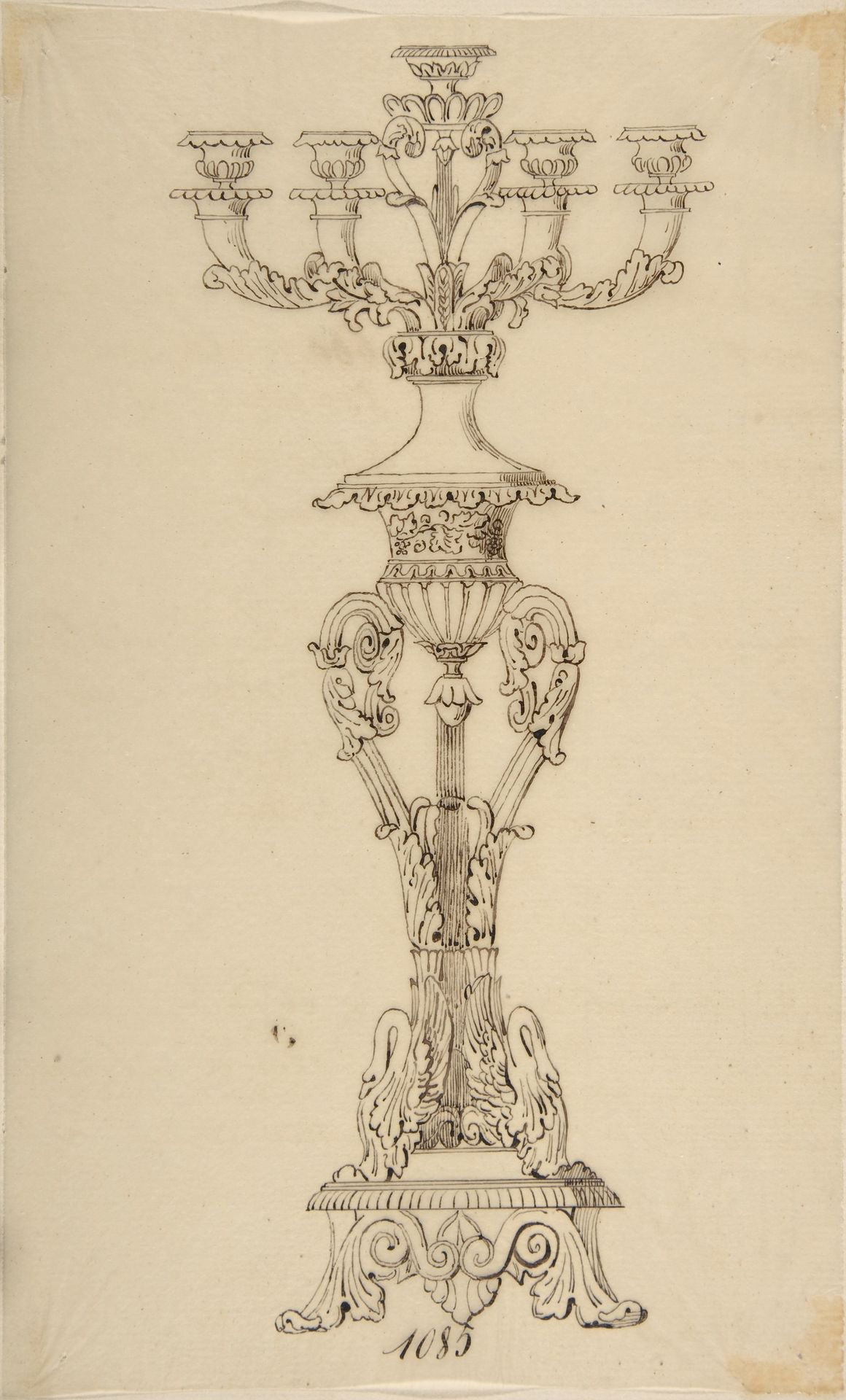 Design for a Candelabra by Anonymous