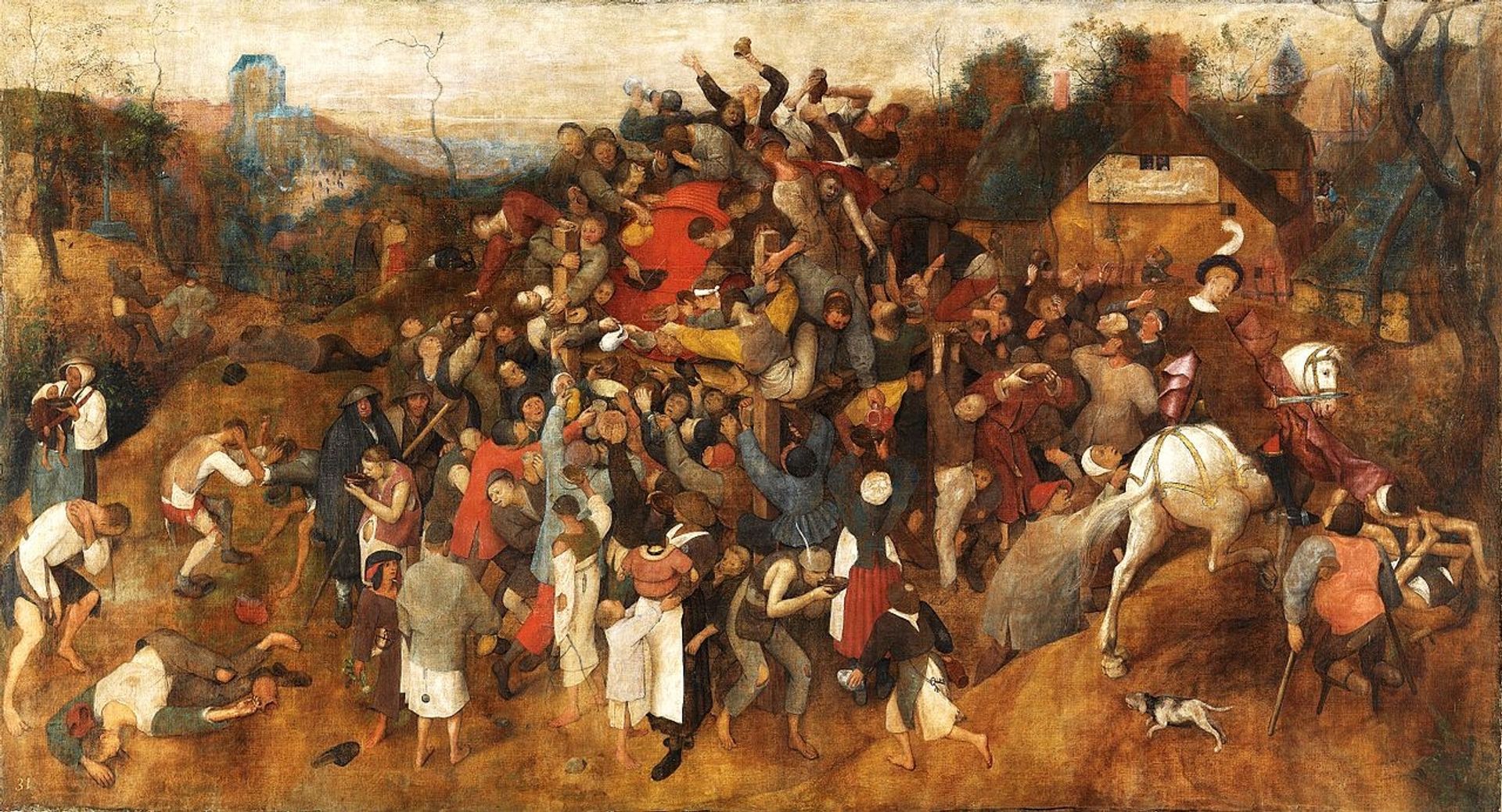 The Wine of Saint Martin's Day by Pieter Bruegel the Elder