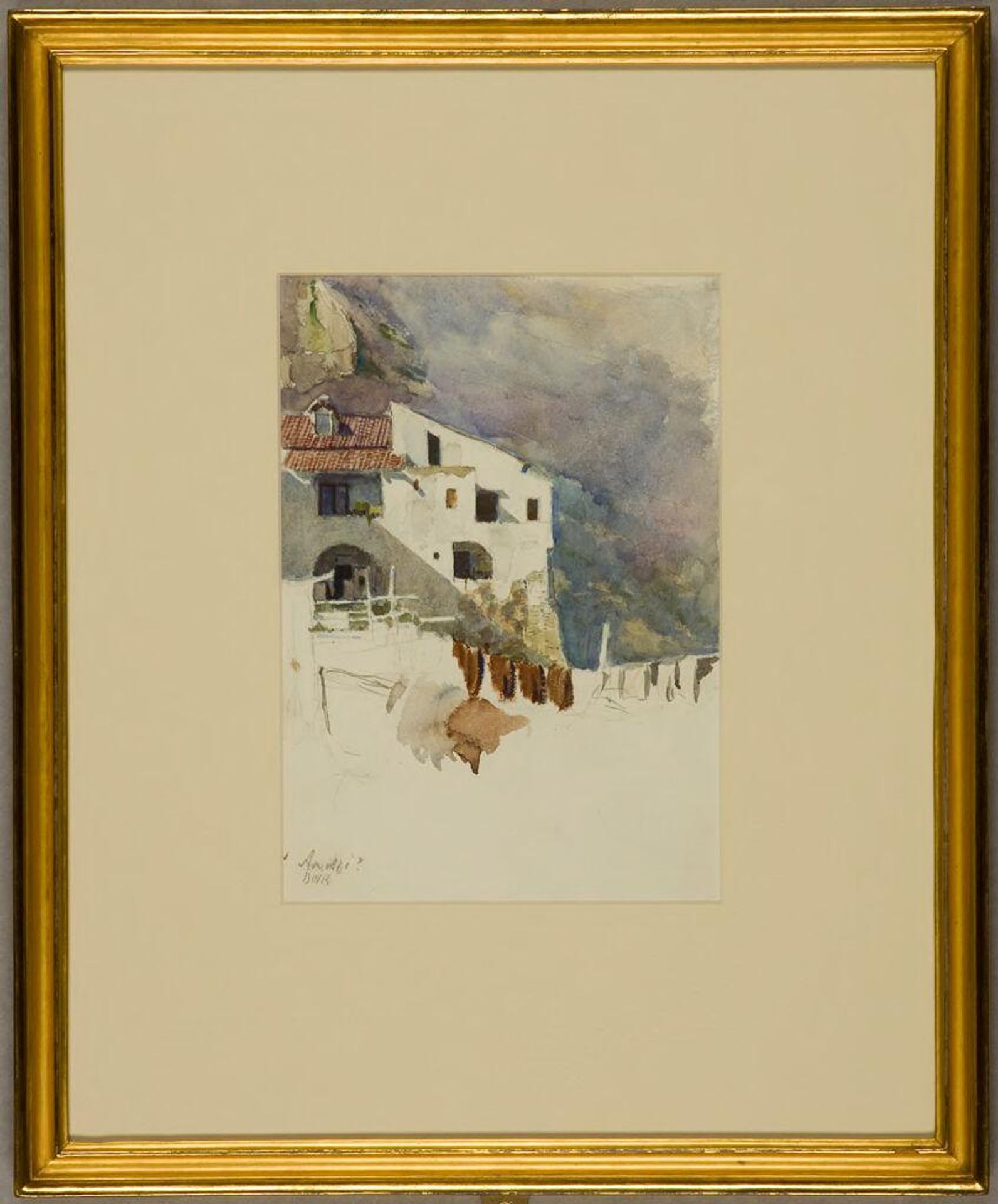 Buildings, Amalfi, Italy (?) by Denman Waldo Ross
