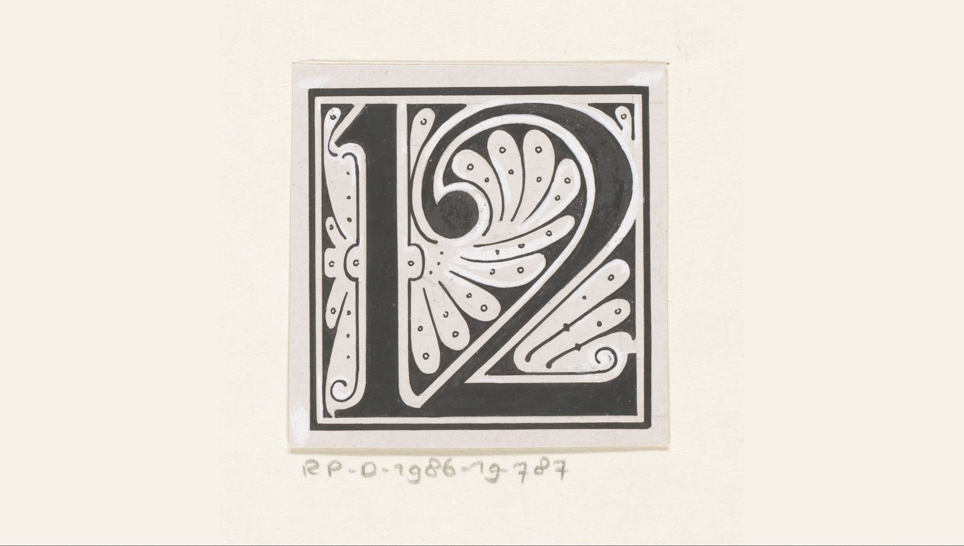 Getal 12 by Reinier Willem Petrus de (1874-1952) Vries