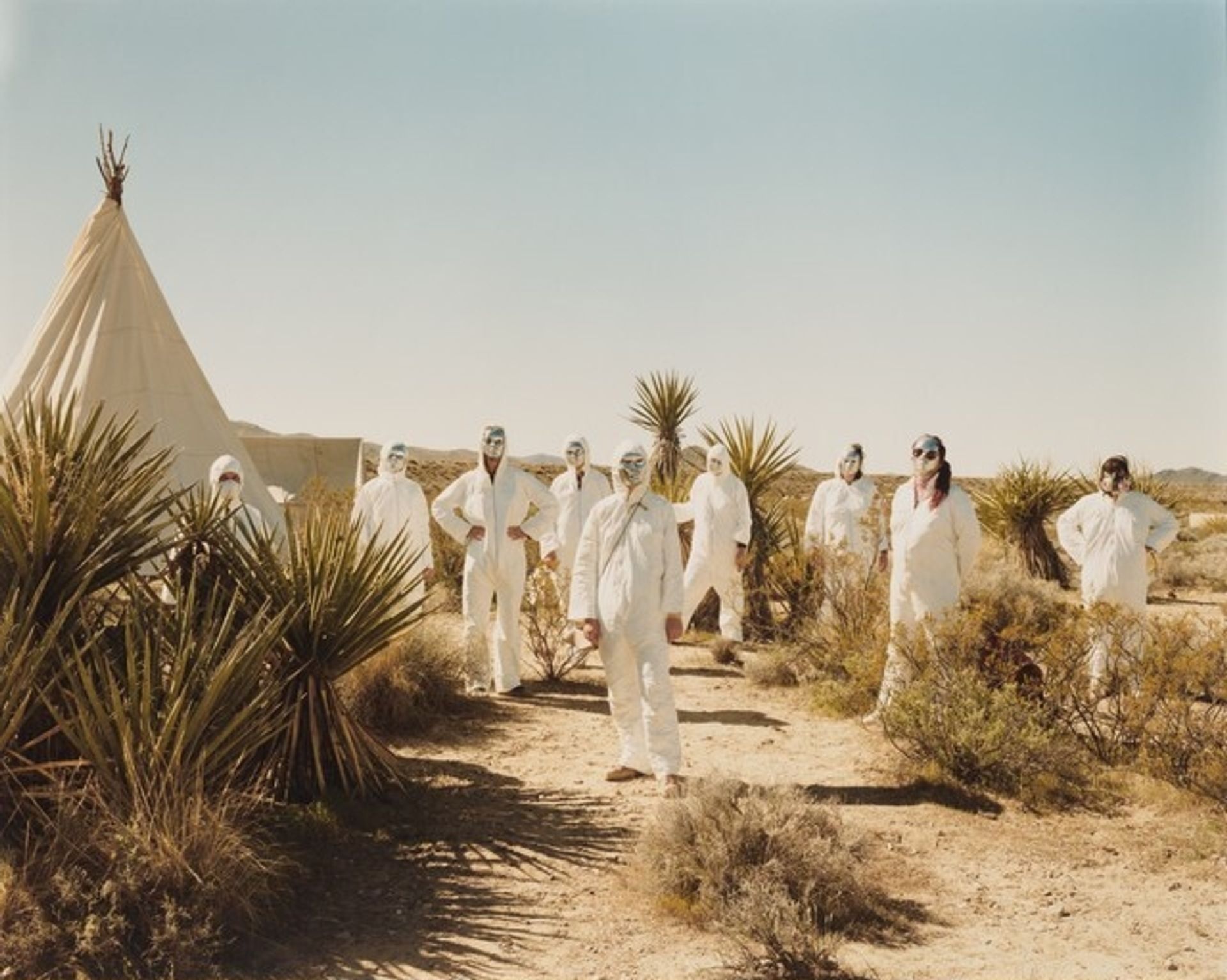 Princesses Against Plutonium, Nuclear Test Site, Nevada by Richard Misrach