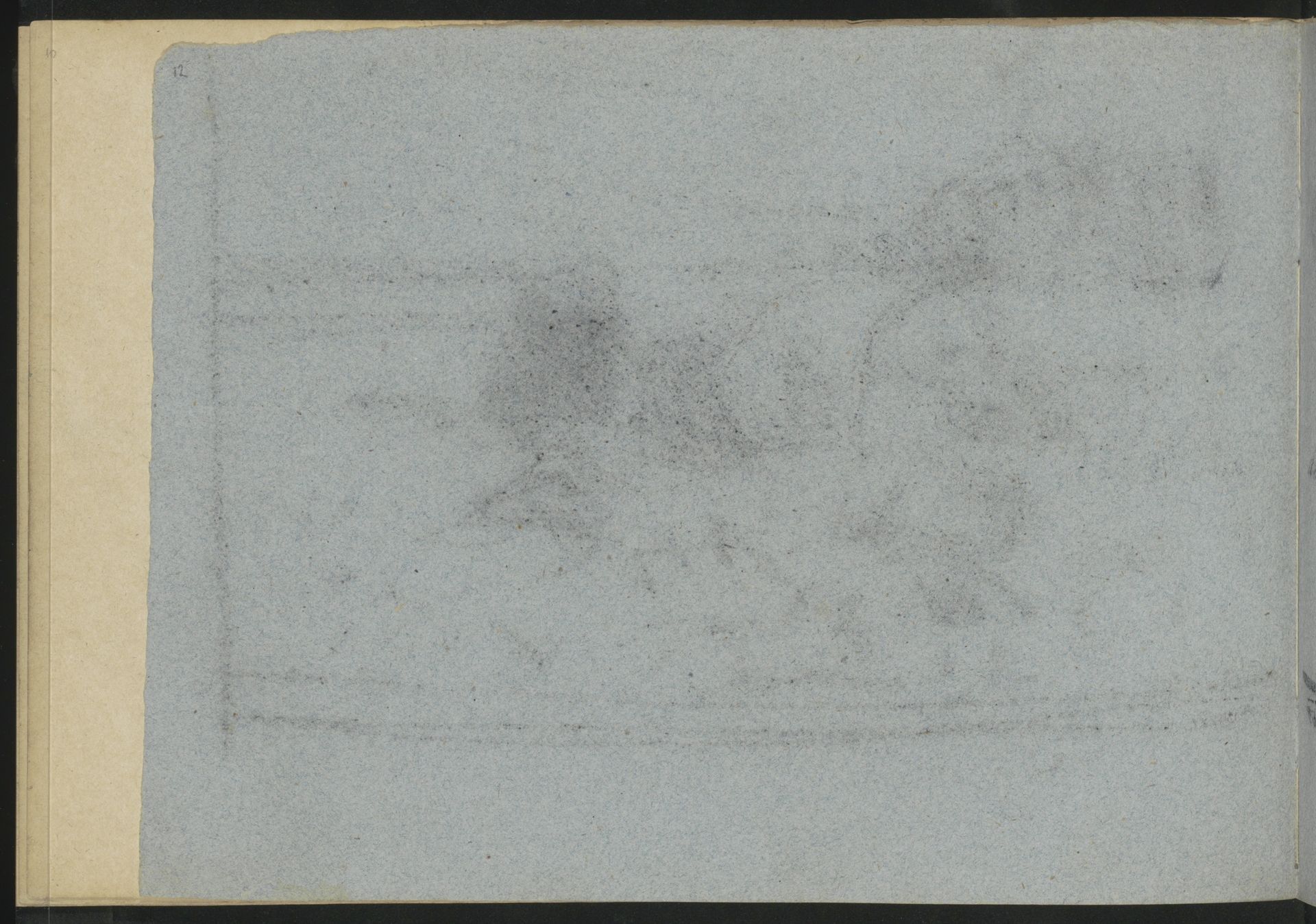 Abklatsch van de krijttekening op pagina 13 by Willem Witsen