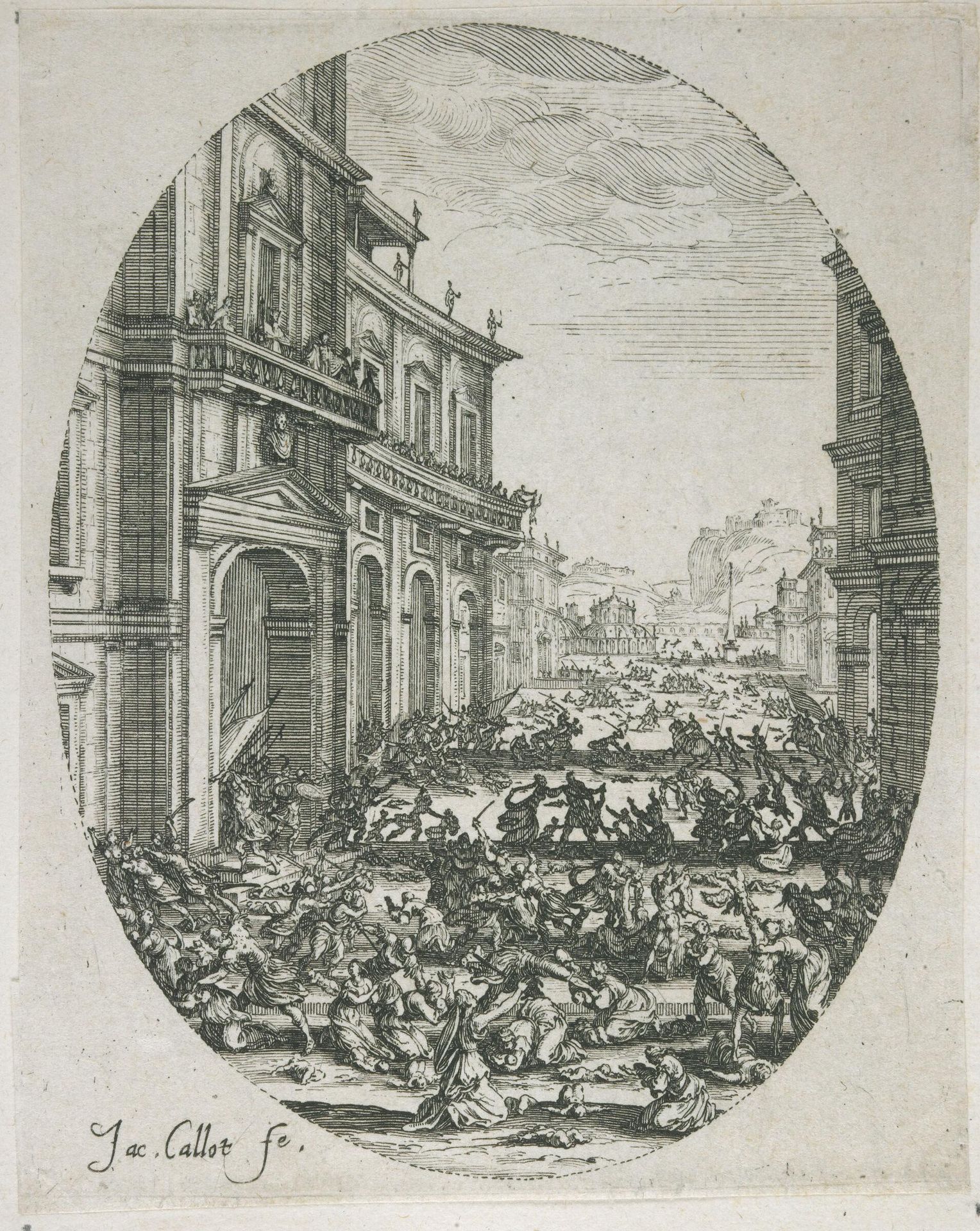 Massacre of the Innocents (second version) by Jacques Callot