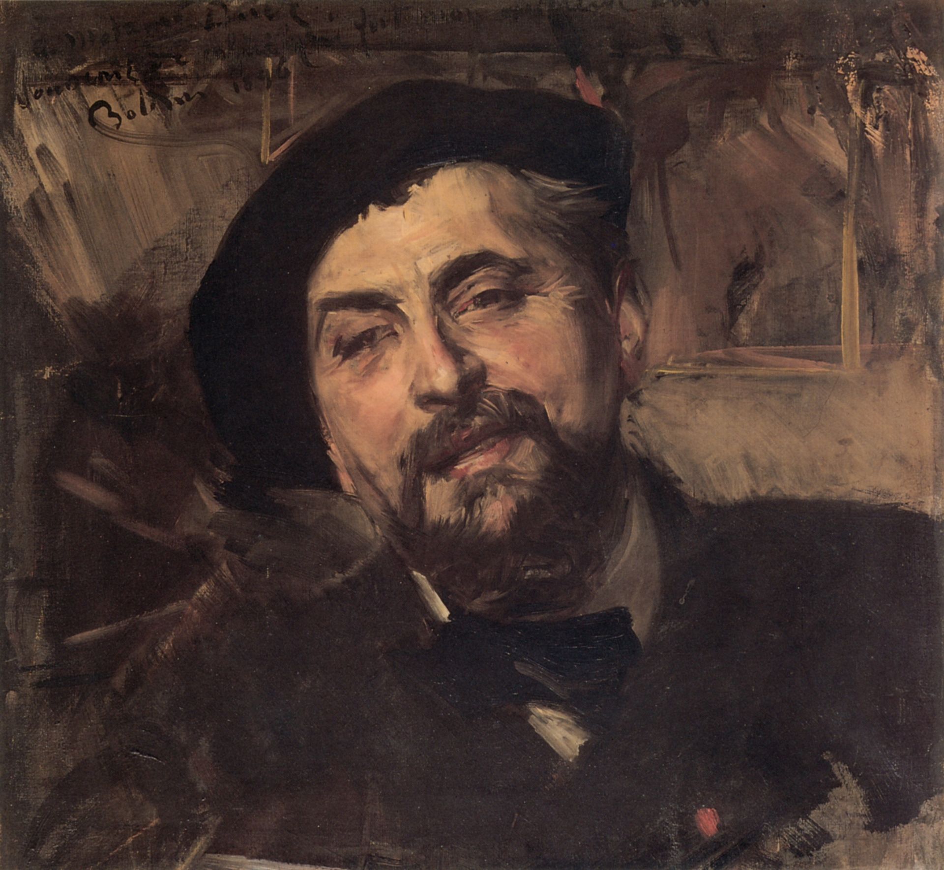 Portrait of the Artist Ernest Ange Duez by Giovanni Boldini