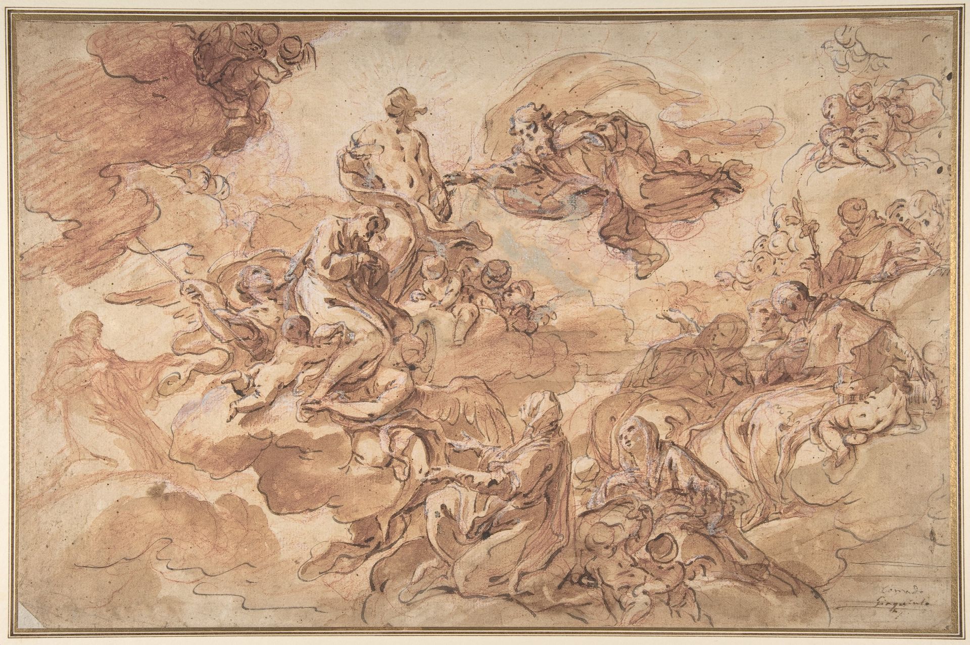 Saint Joseph Presented by the Virgin to the Holy Trinity by Corrado Giaquinto