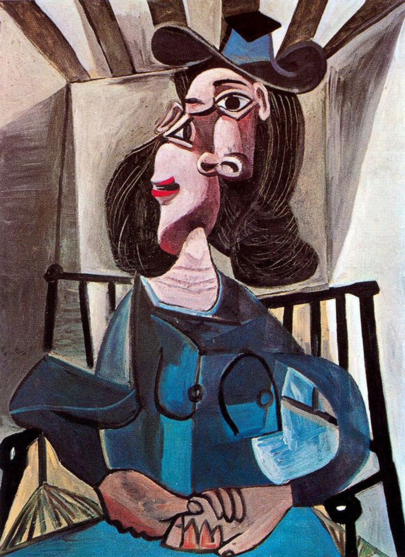 Girl in chair by Pablo Picasso