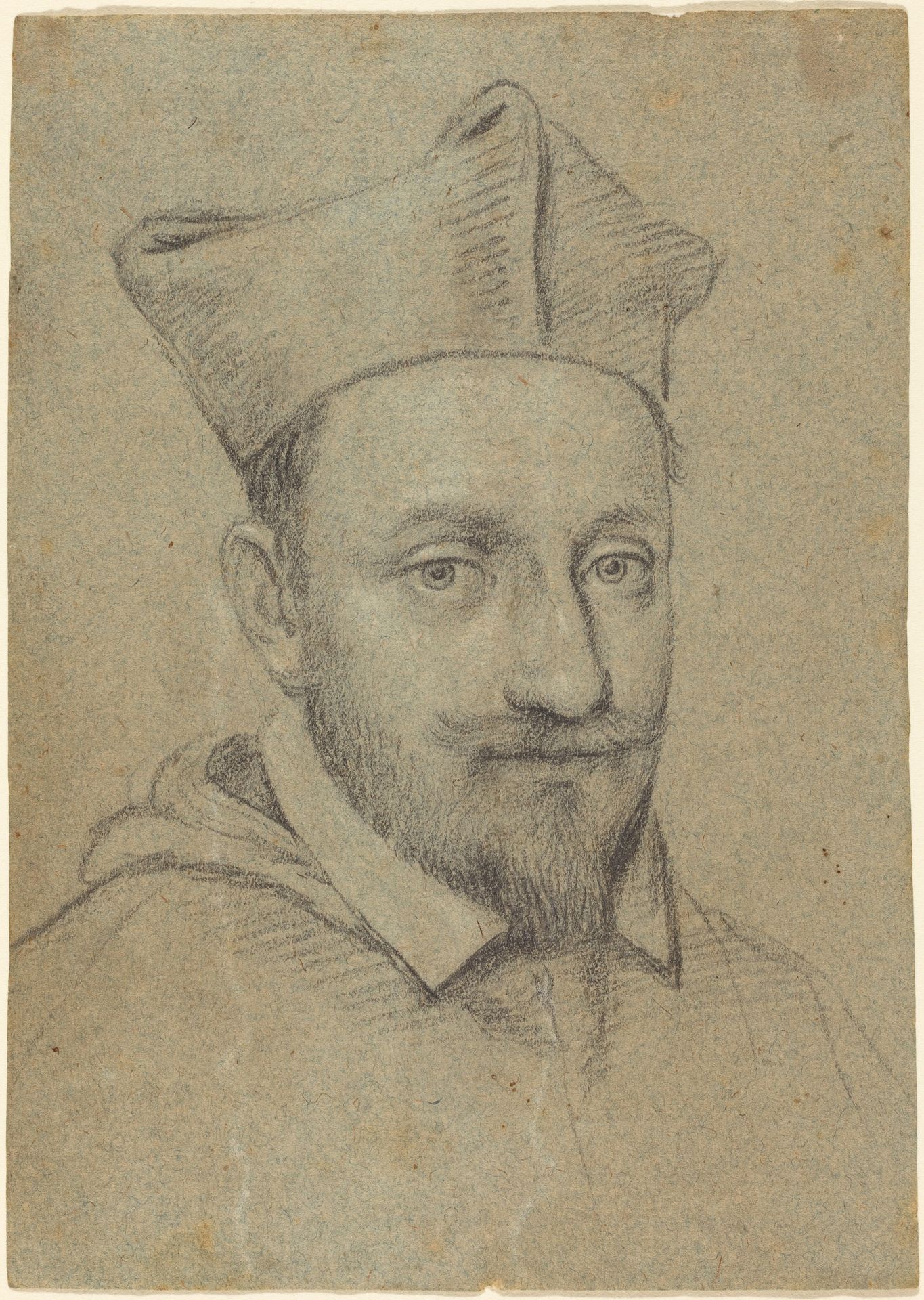 Portrait of a Cardinal (Alessandro Peretti Montalto?) by Ottavio Leoni