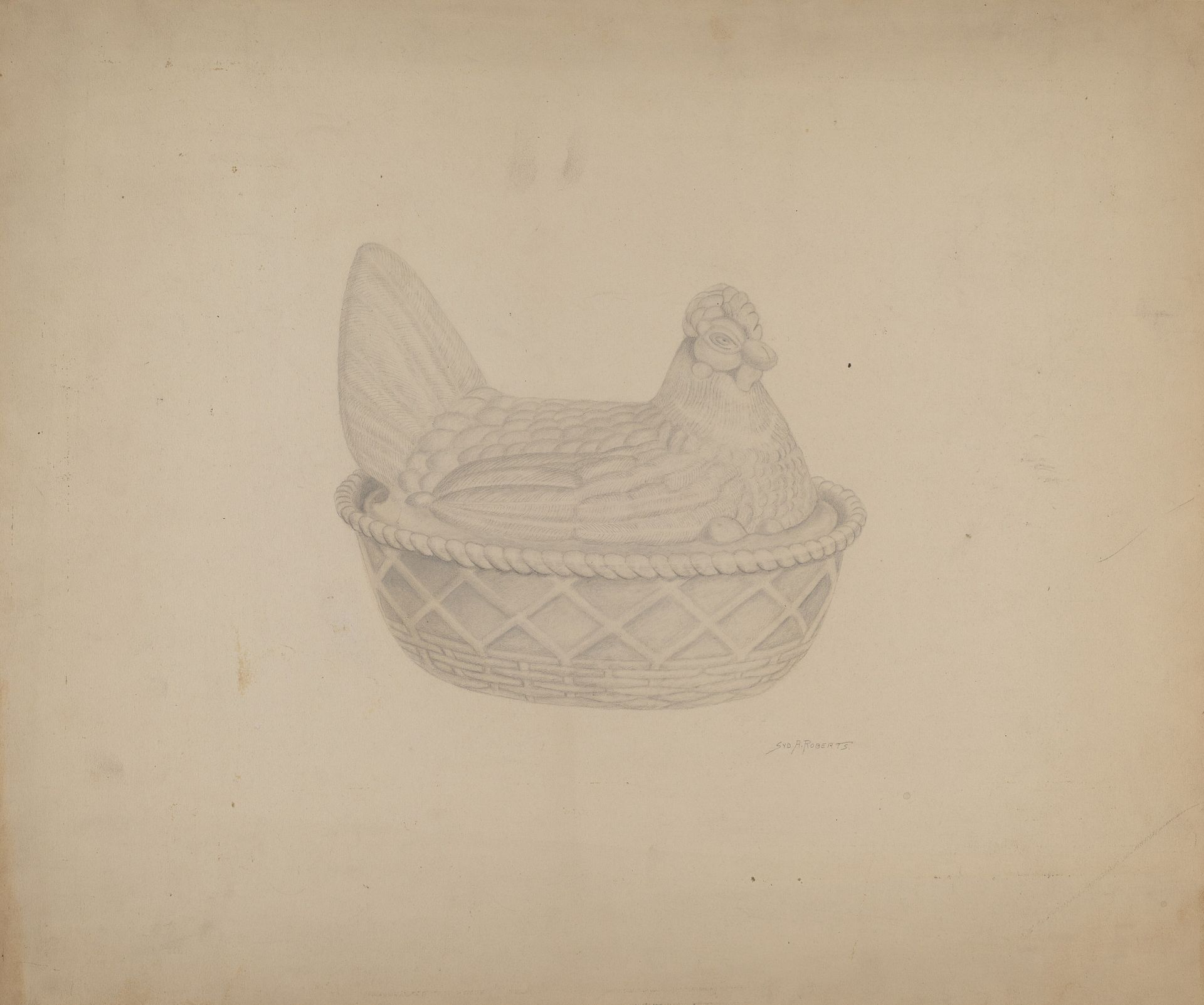 Covered Dish (Hen) by Sydney Roberts