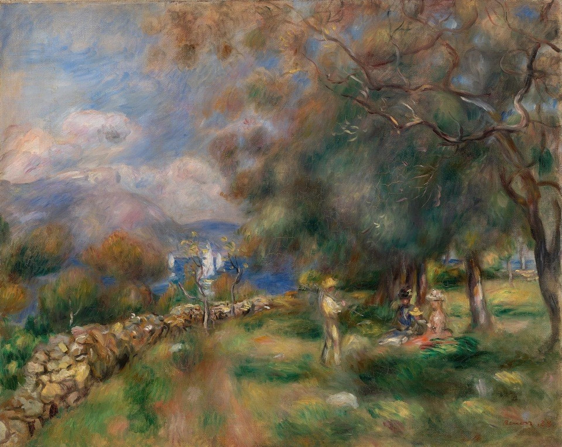 Peninsula of Saint-Jean by Pierre-Auguste Renoir