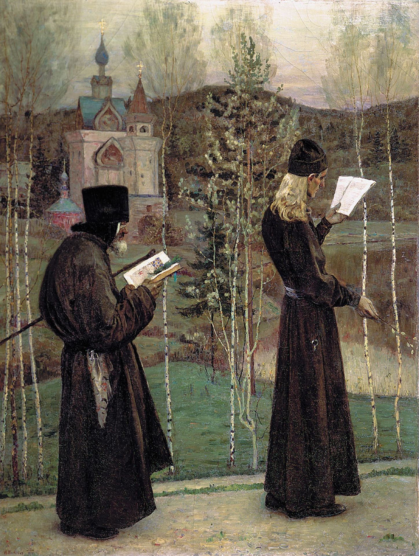 To Blagovest by Mikhail Nesterov