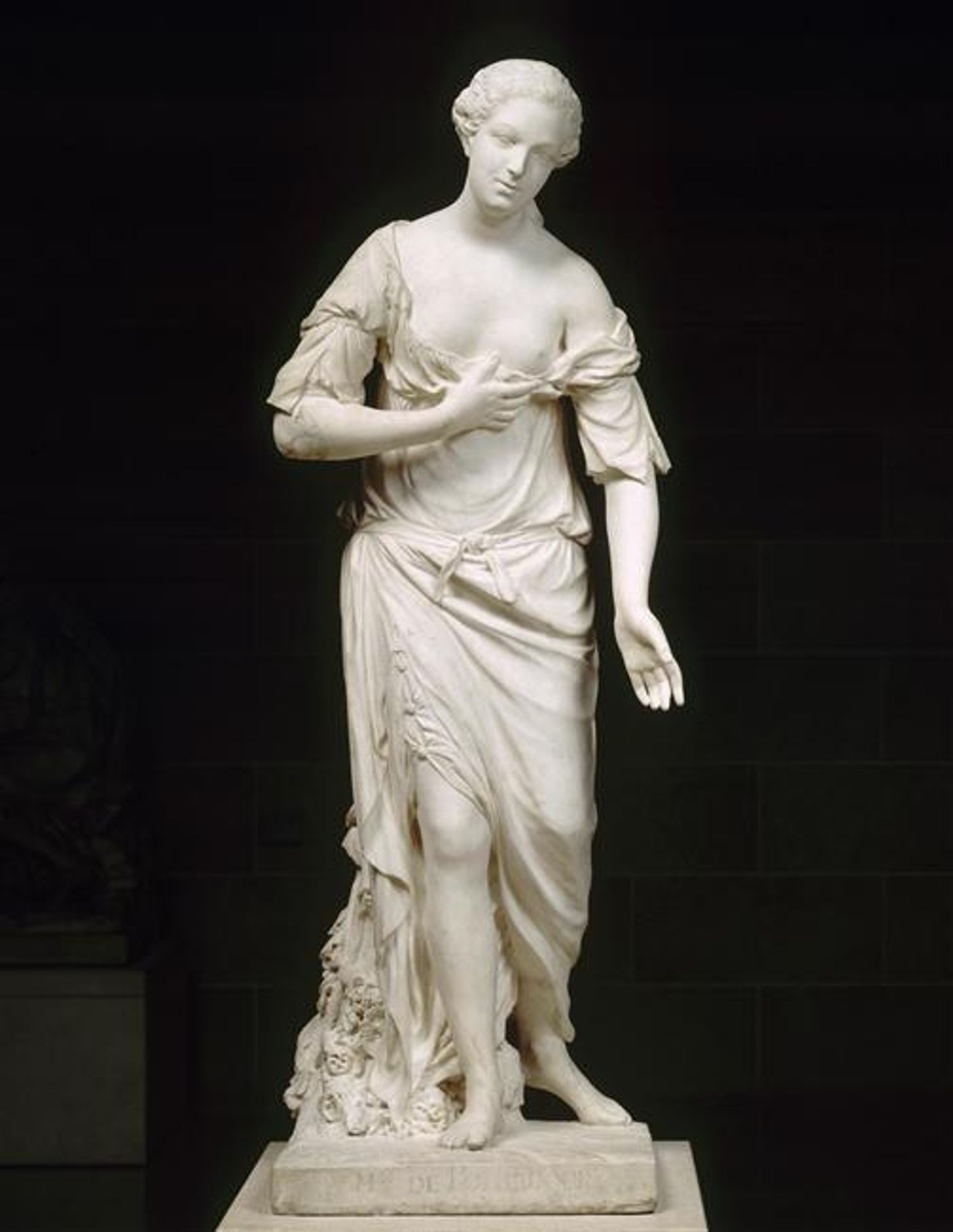 L'amitié Sous Les Traits De Mme De Pompadour by Jean-Baptiste Pigalle