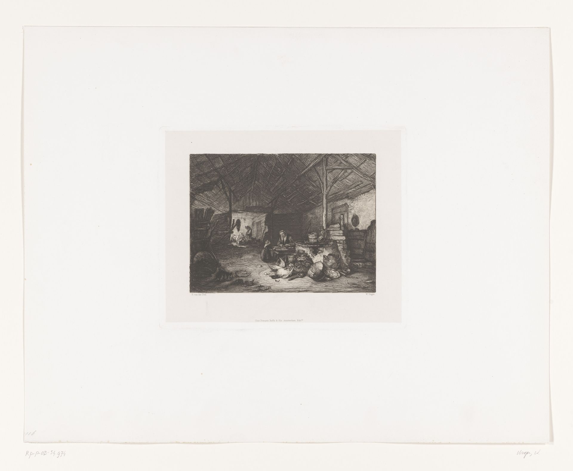 Een boerendeel by William Unger