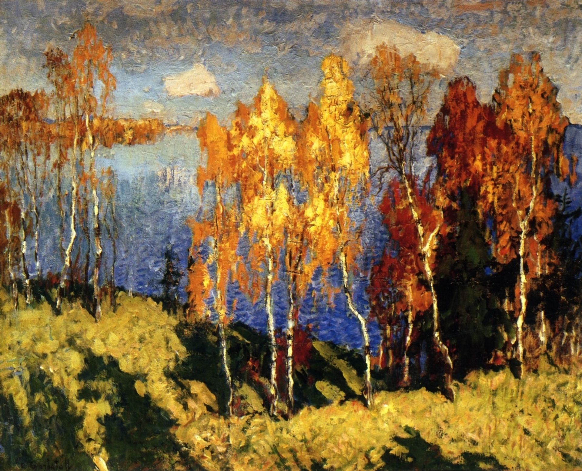Autumn Gold by Konstantin Gorbatov