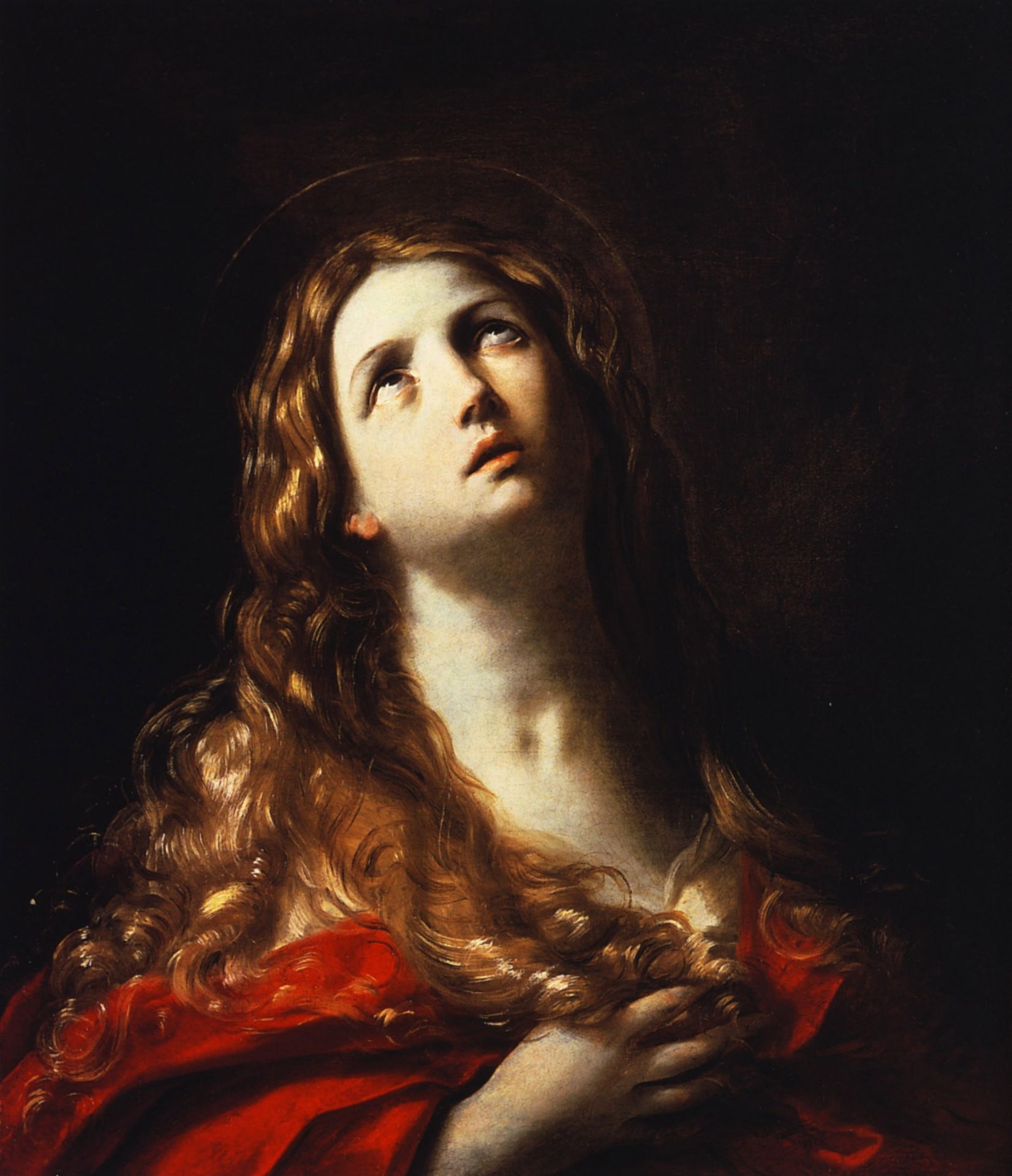 Magdalene in penitence by Guido Reni