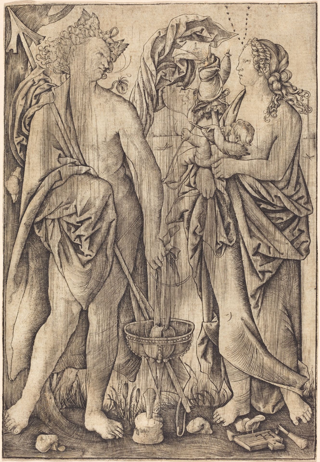 Mars and Venus (Mercury and Venus?) by Master HL