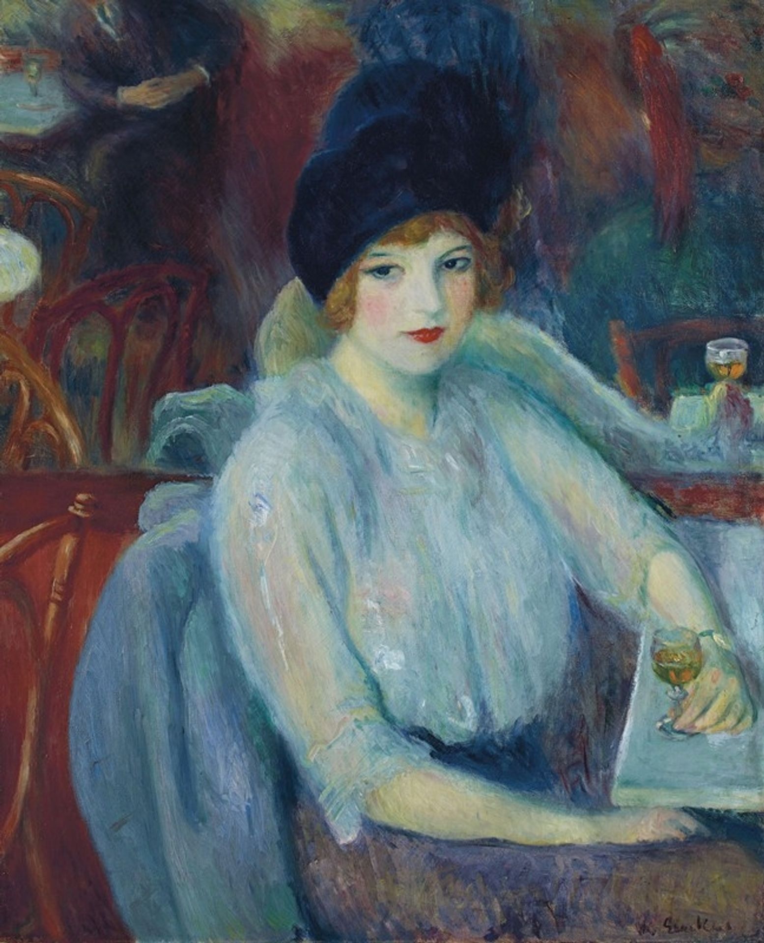 Café Lafayette by William James Glackens