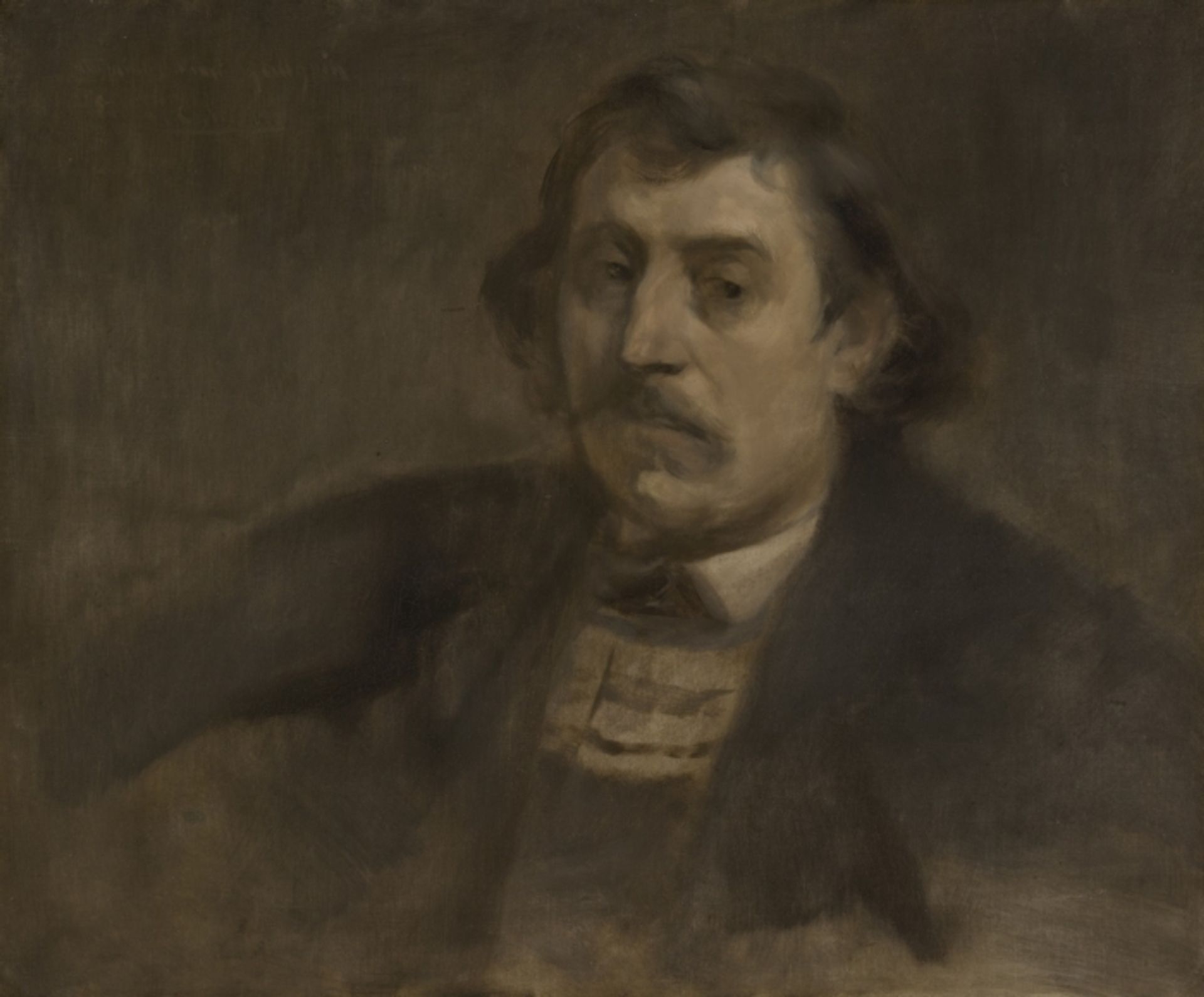 Portrait of Paul Gauguin by Eugene Carriere