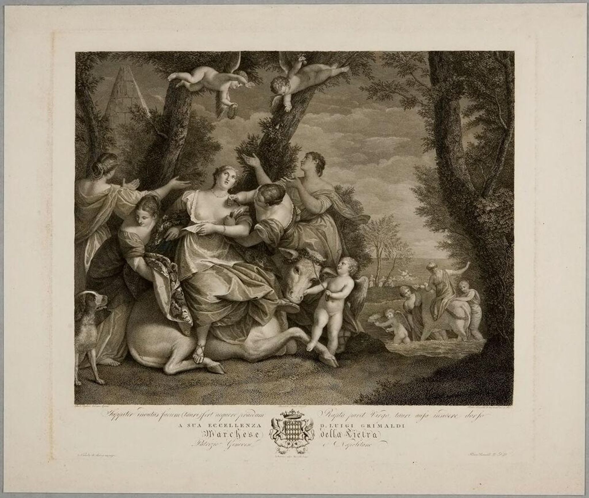 Rape of Europa by Francesco Rainaldi