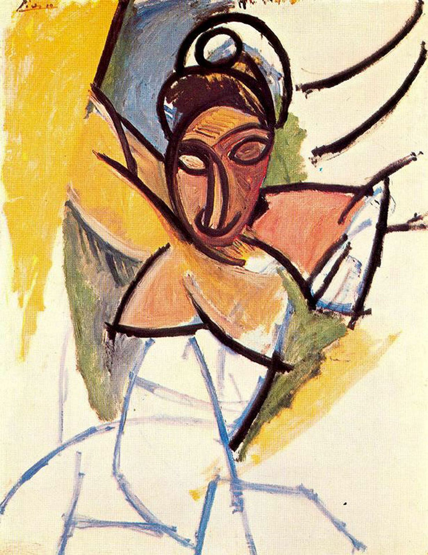 A girl from Avignon by Pablo Picasso