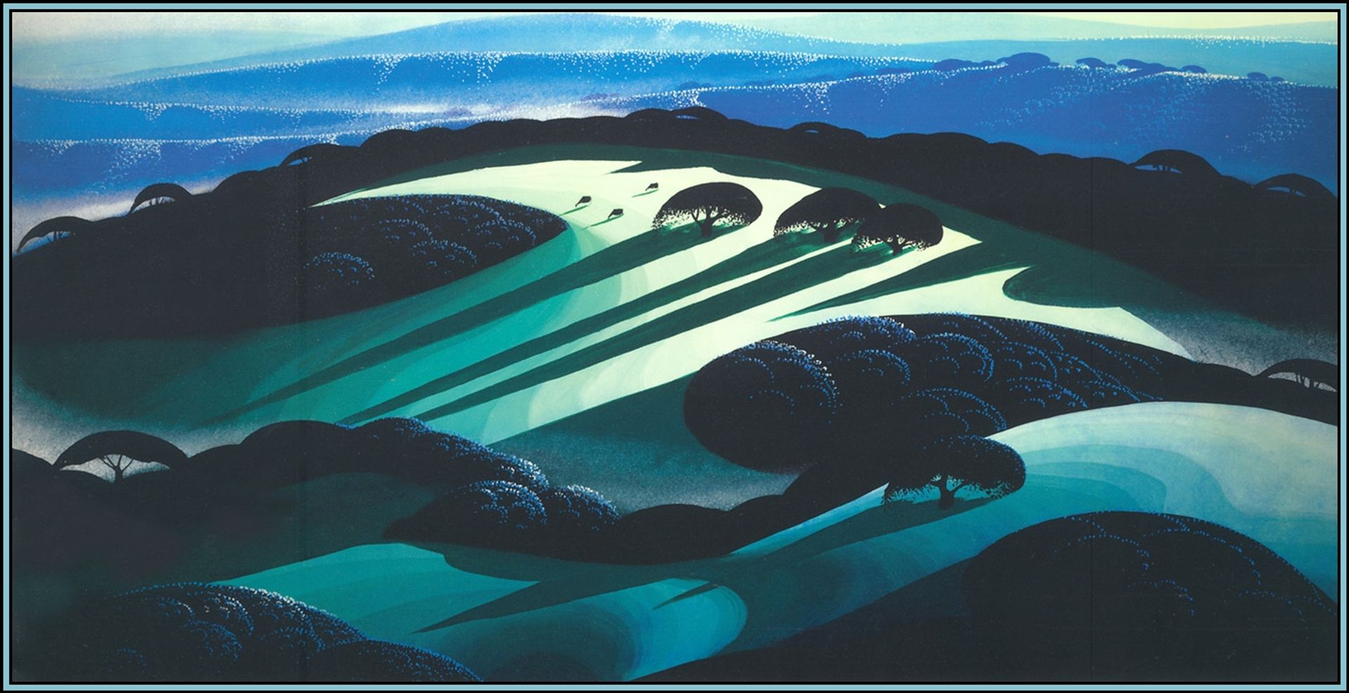 Azure Dawn by Eyvind Earle