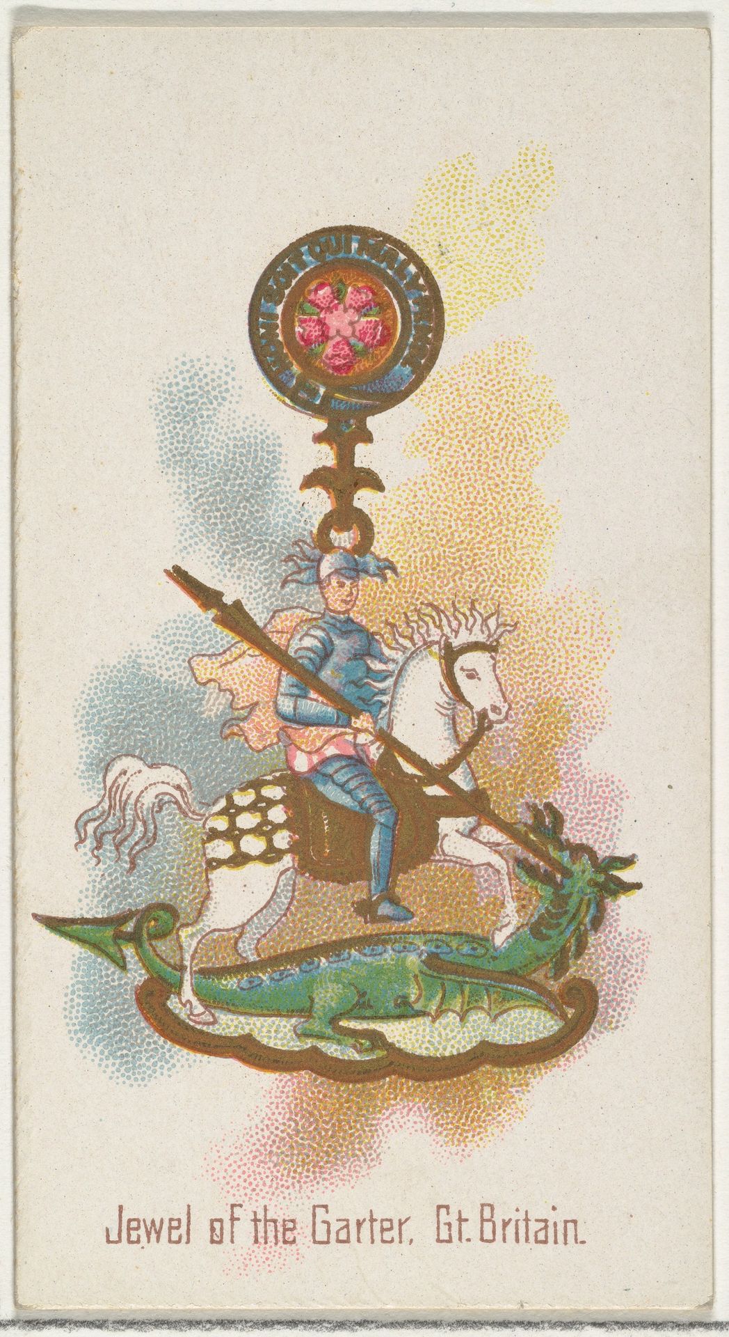 Jewel of the Garter, Great Britain, from the World's Decorations series (N30) for Allen & Ginter Cigarettes by Allen & Ginter