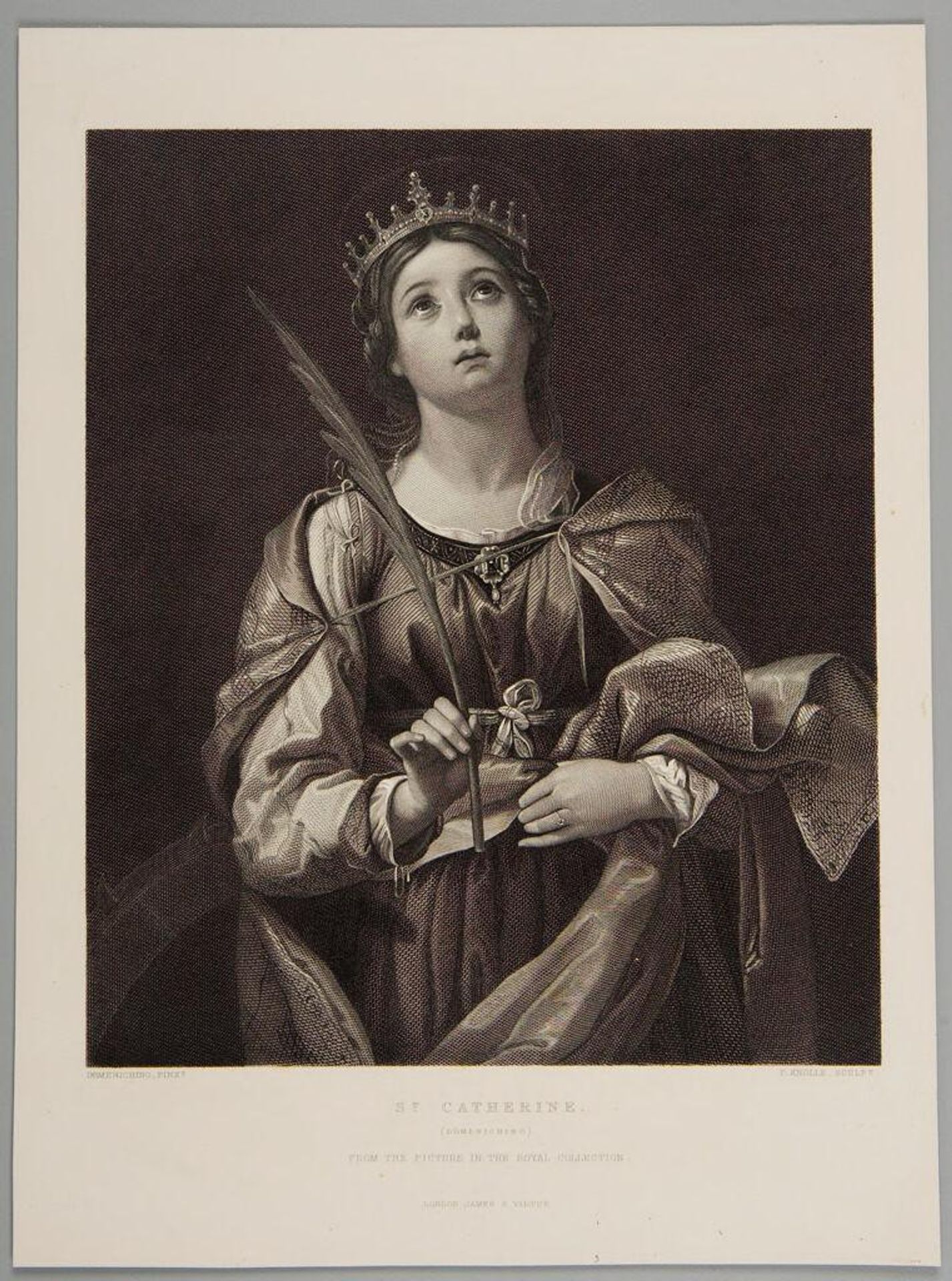S. Catherine by Johann Heinrich Friedr. Ludwig Knolle