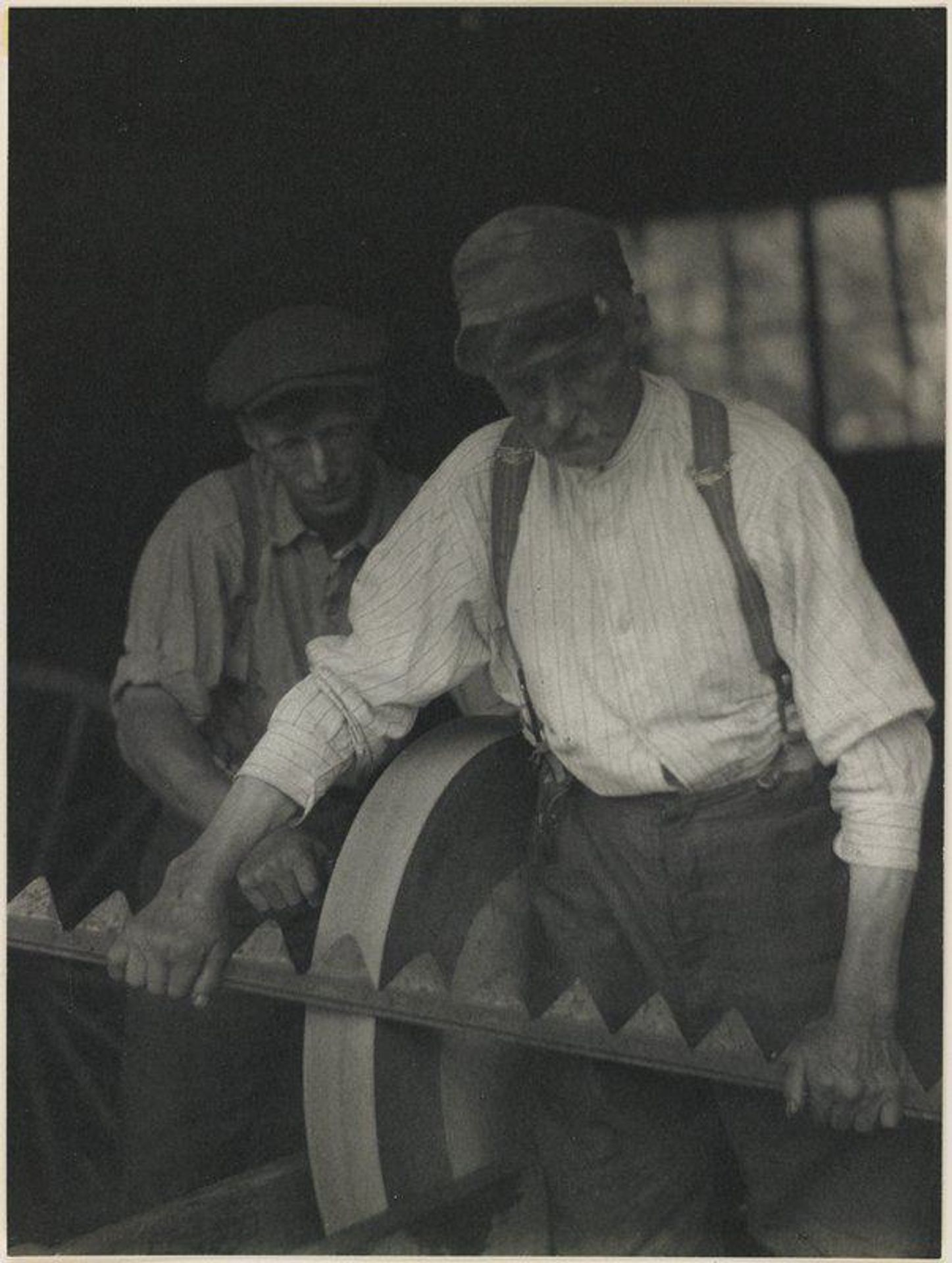 Two Men at Work by Doris Ulmann