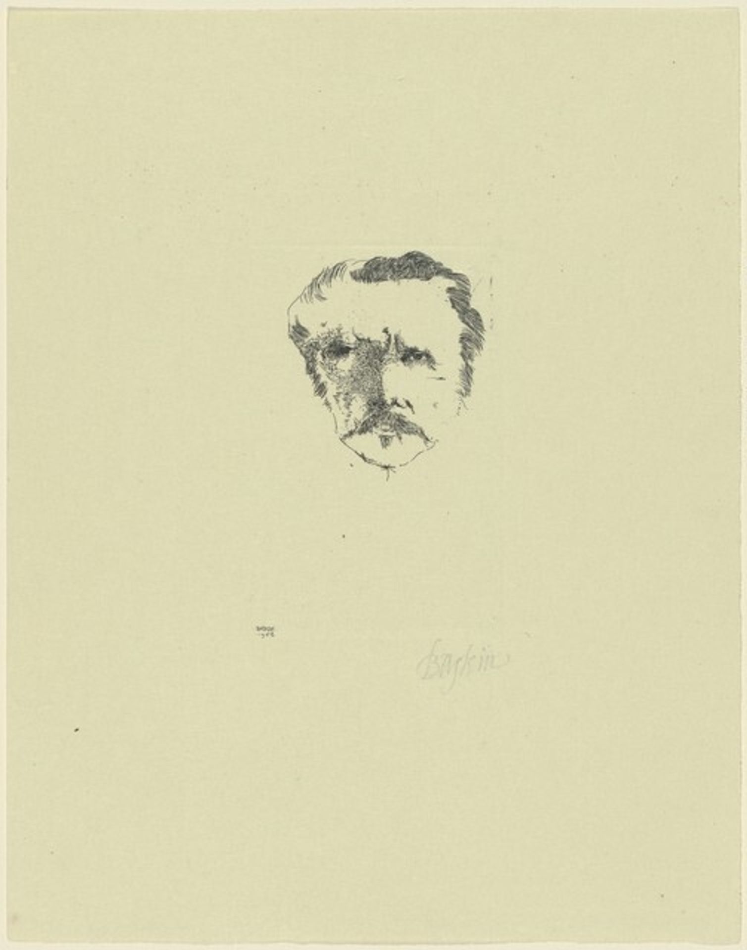 Eugene Carrière by Leonard Baskin