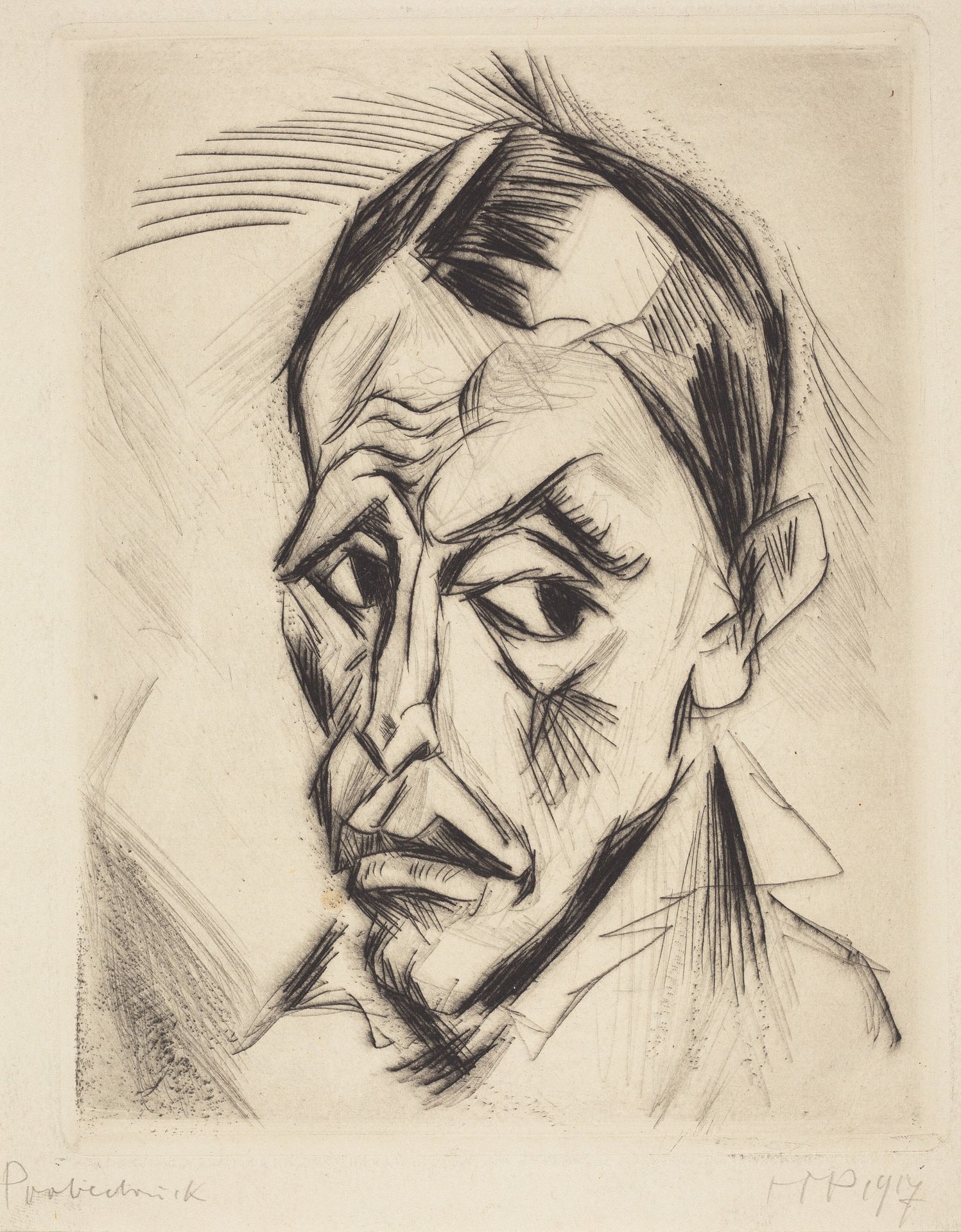 Self-Portrait by Max Pechstein
