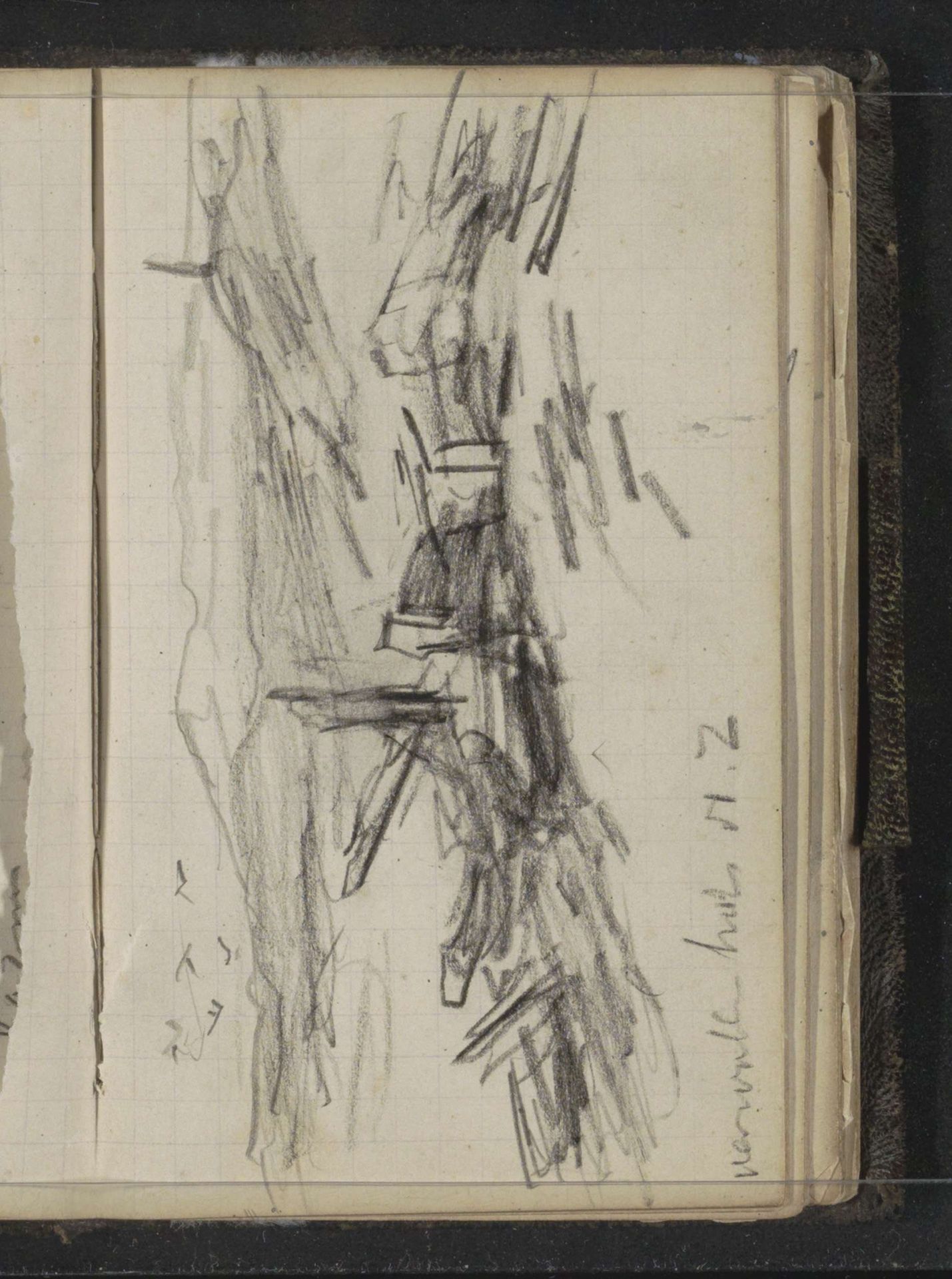 Overblijfselen van een houten huis op Nova Zembla by Louis Apol